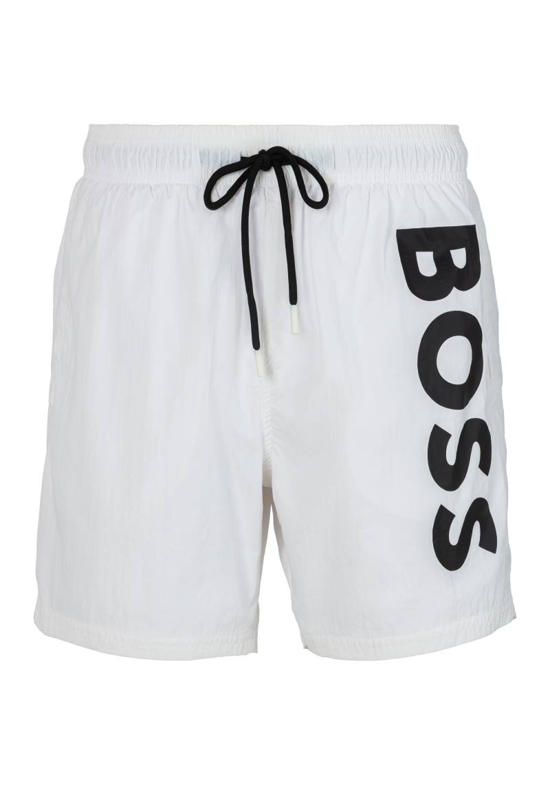 BOSS Badeshorts »Octopus«, mit kontrastfarbenem BOSS Logo-Schriftzug auf dem Bein von BOSS