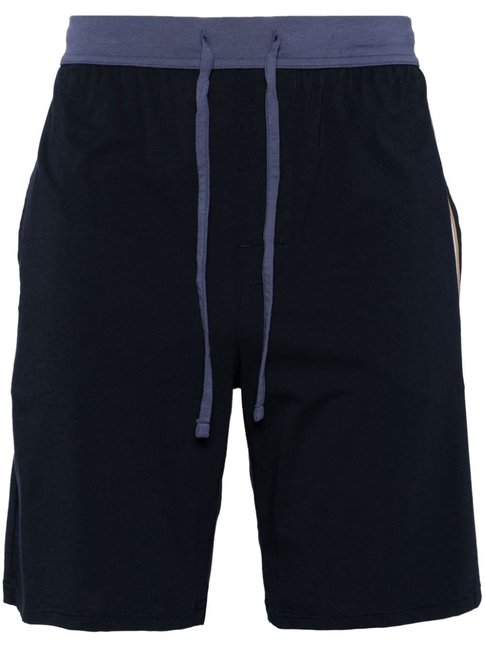 BOSS Balance logo cotton-blend shorts - Blue von BOSS