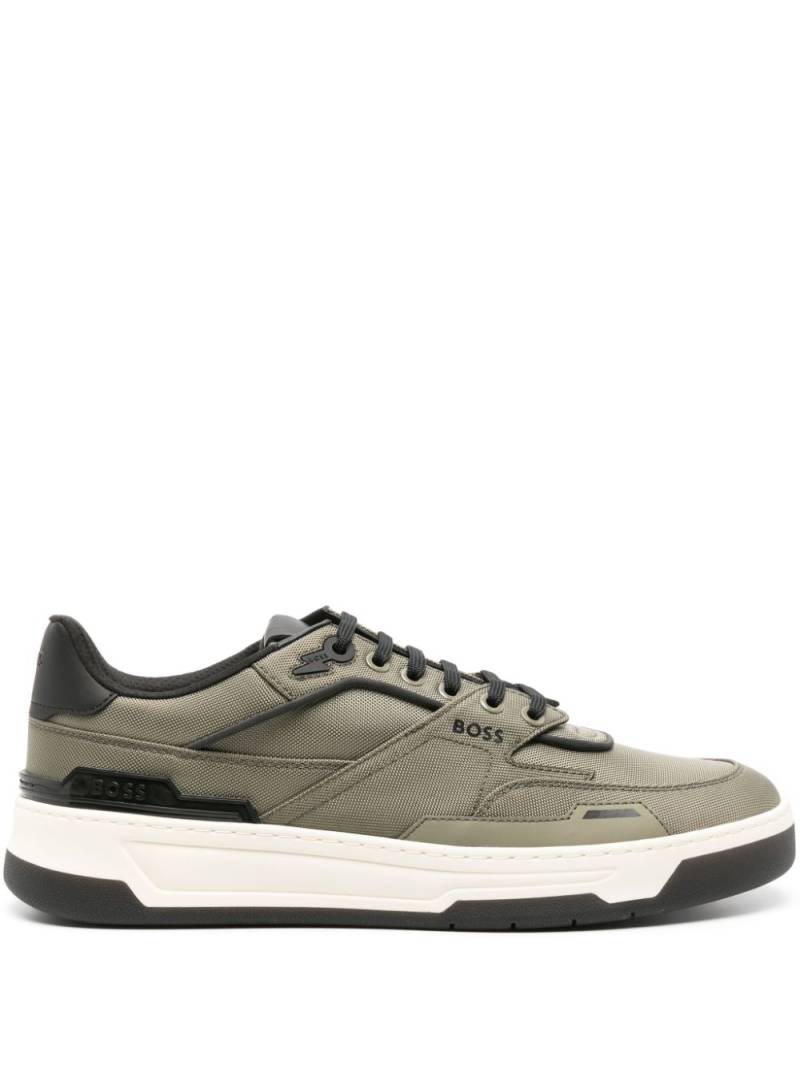 BOSS Baltimore panelled sneakers - Green von BOSS