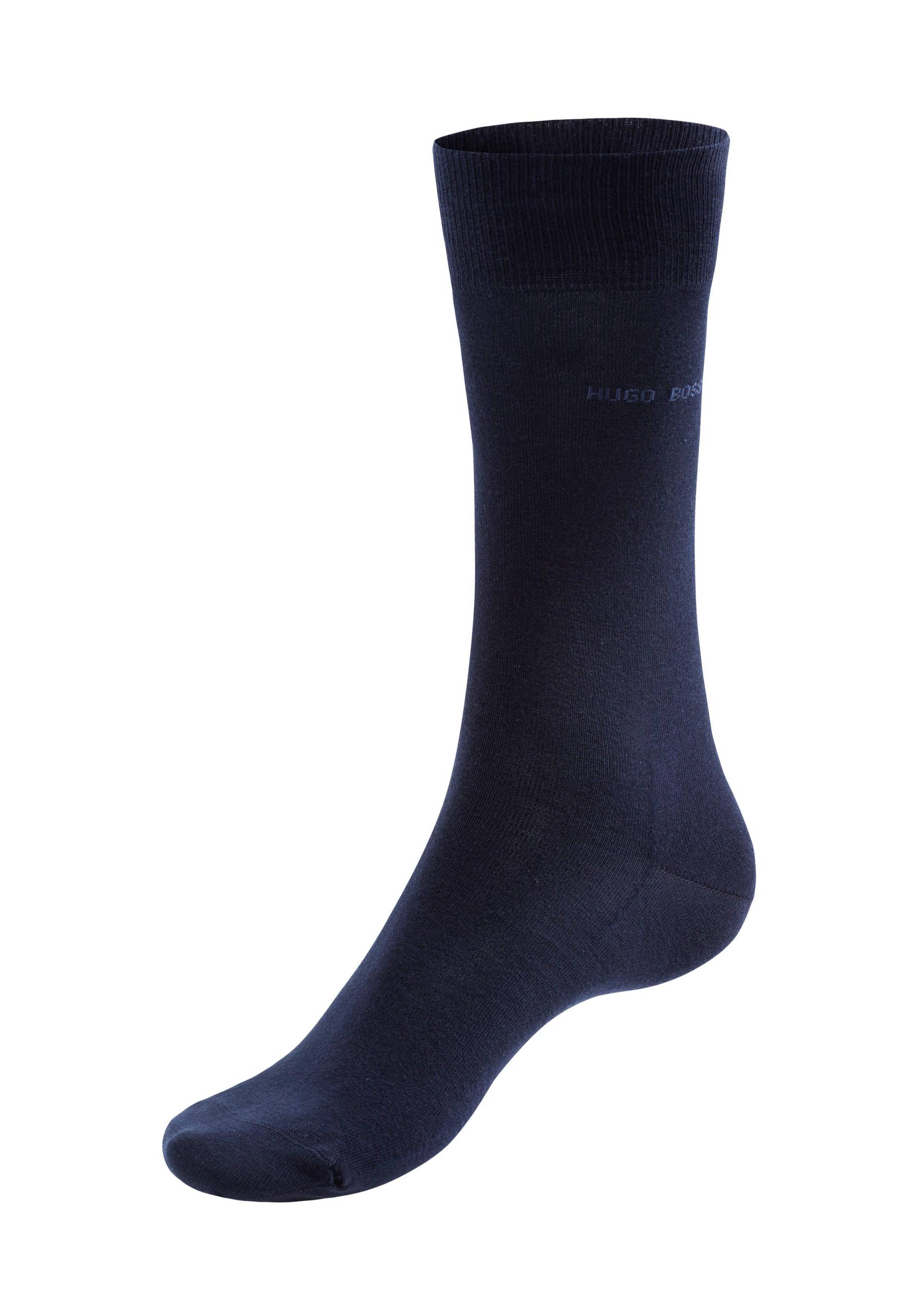 BOSS Basicsocken »Marc RS Uni«, mit eingesticktem Logoschriftzug von BOSS