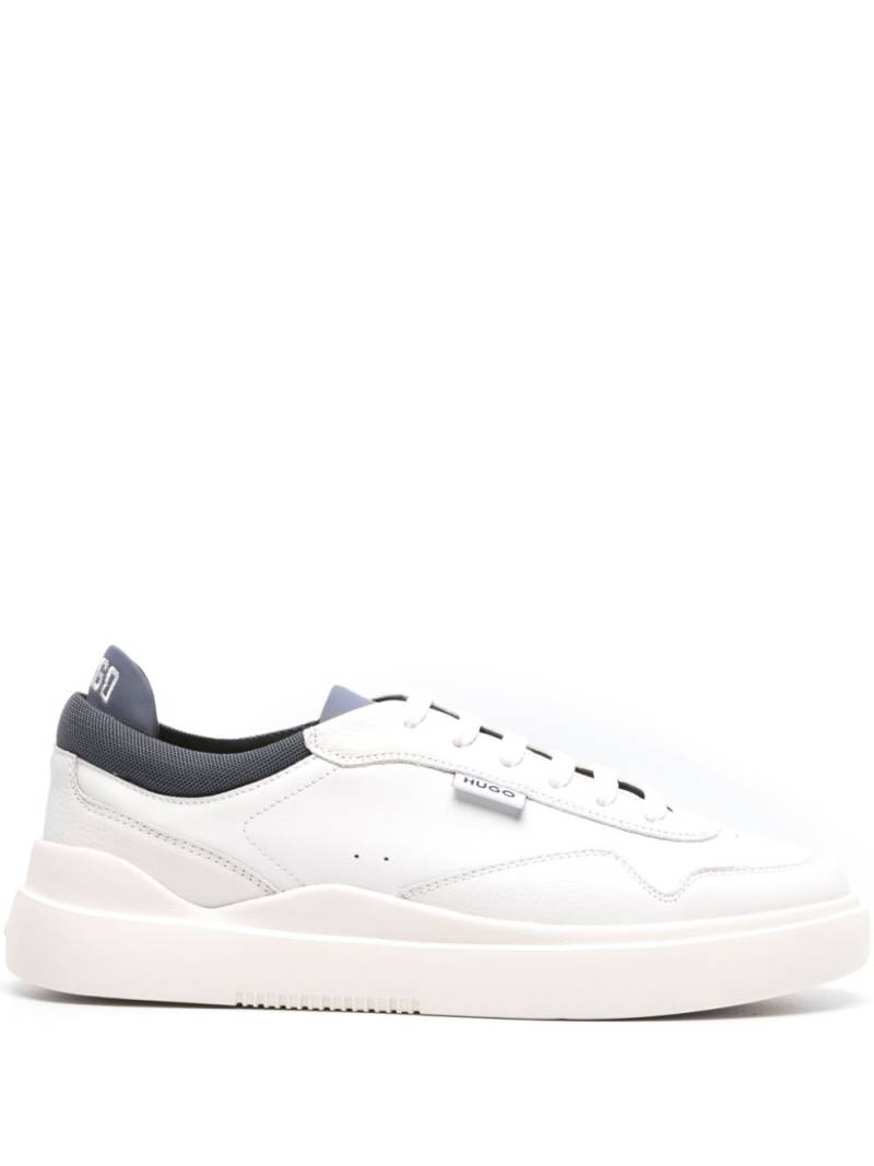 HUGO Blake Tenn leather sneakers - White von HUGO