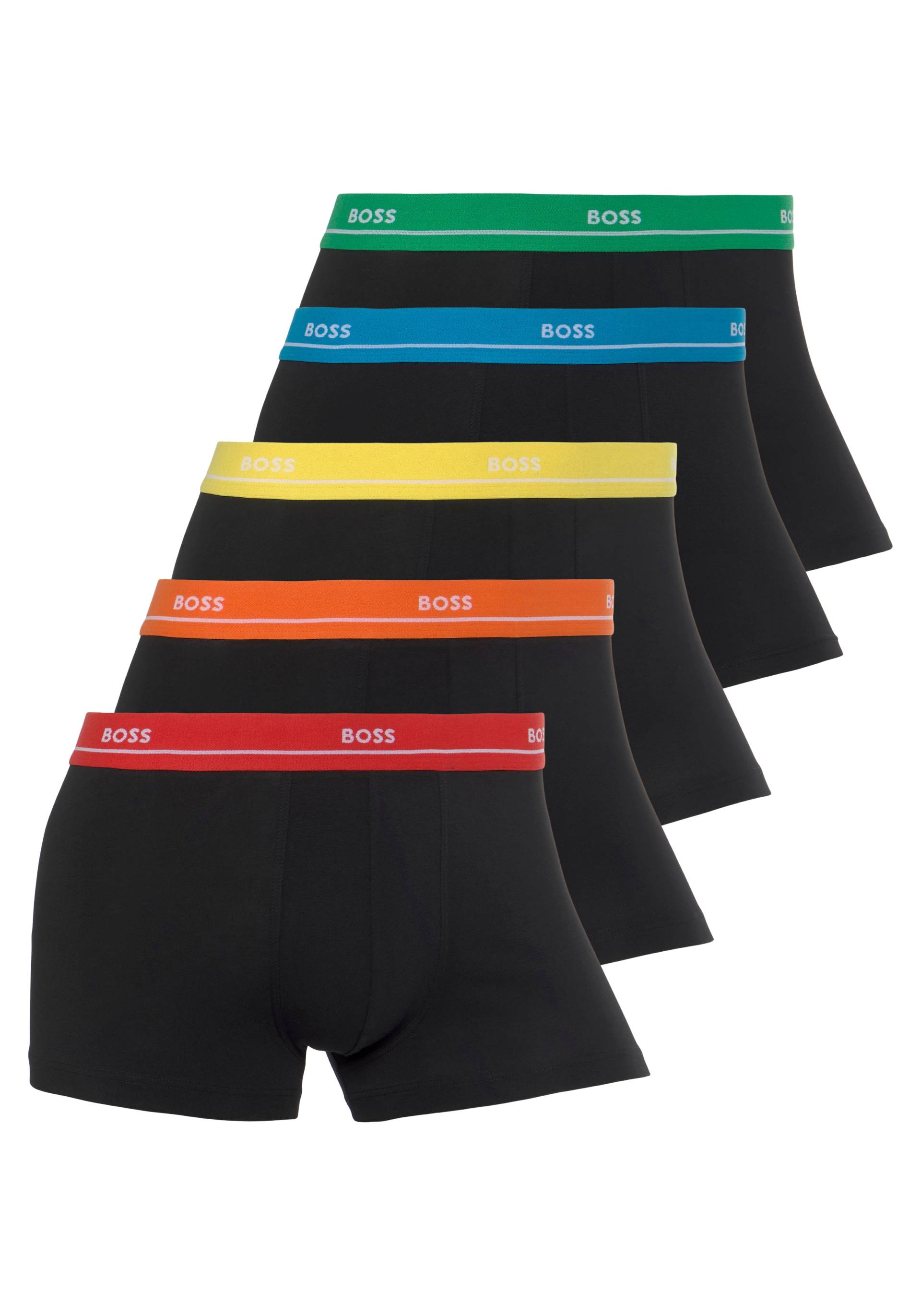 BOSS Boxershorts, (Packung, 5 St., 5er-Pack), mit Logoschriftzug von BOSS