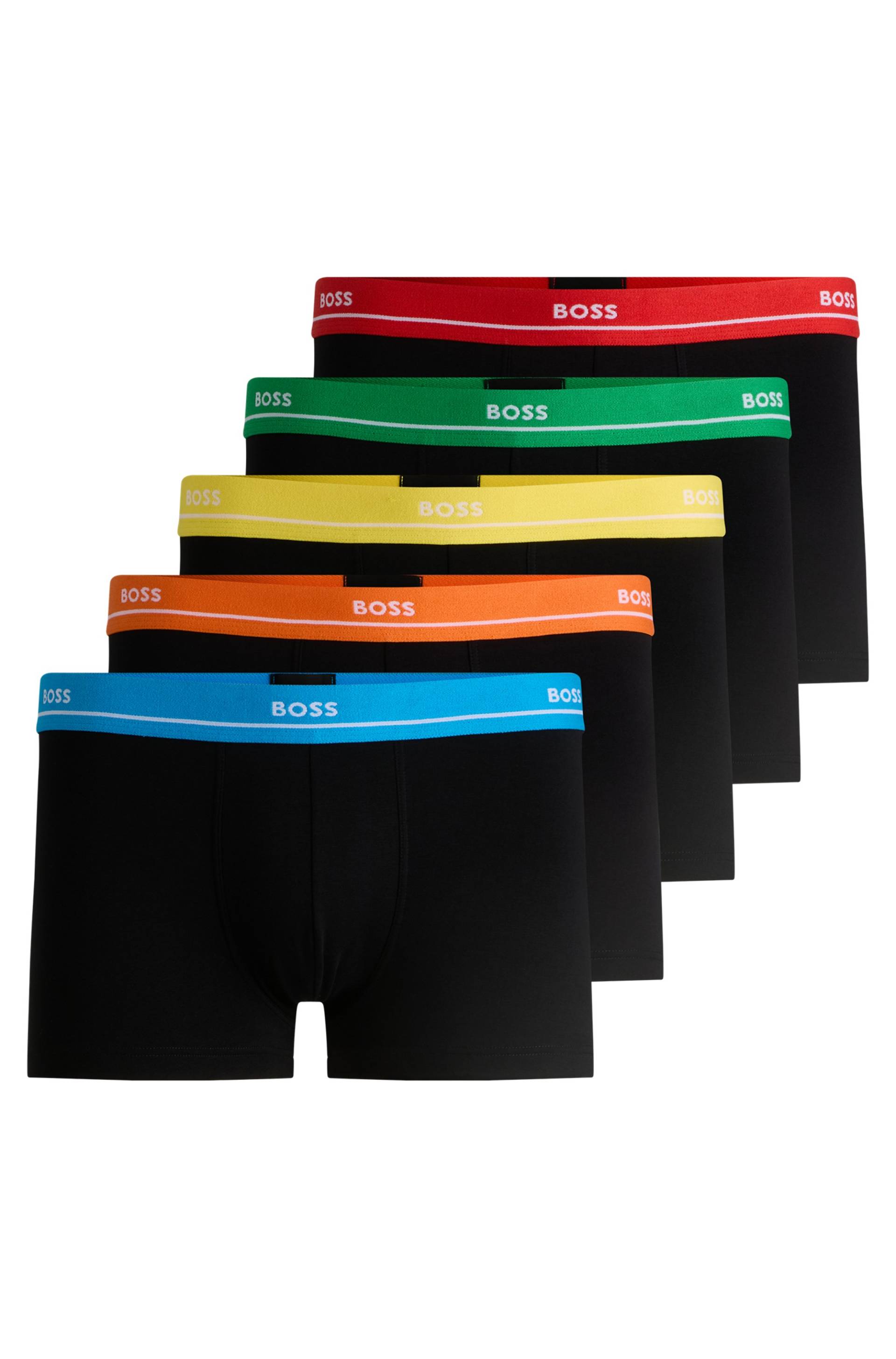 BOSS Boxershorts, (Packung, 5 St., 5er-Pack), mit Logoschriftzug von BOSS