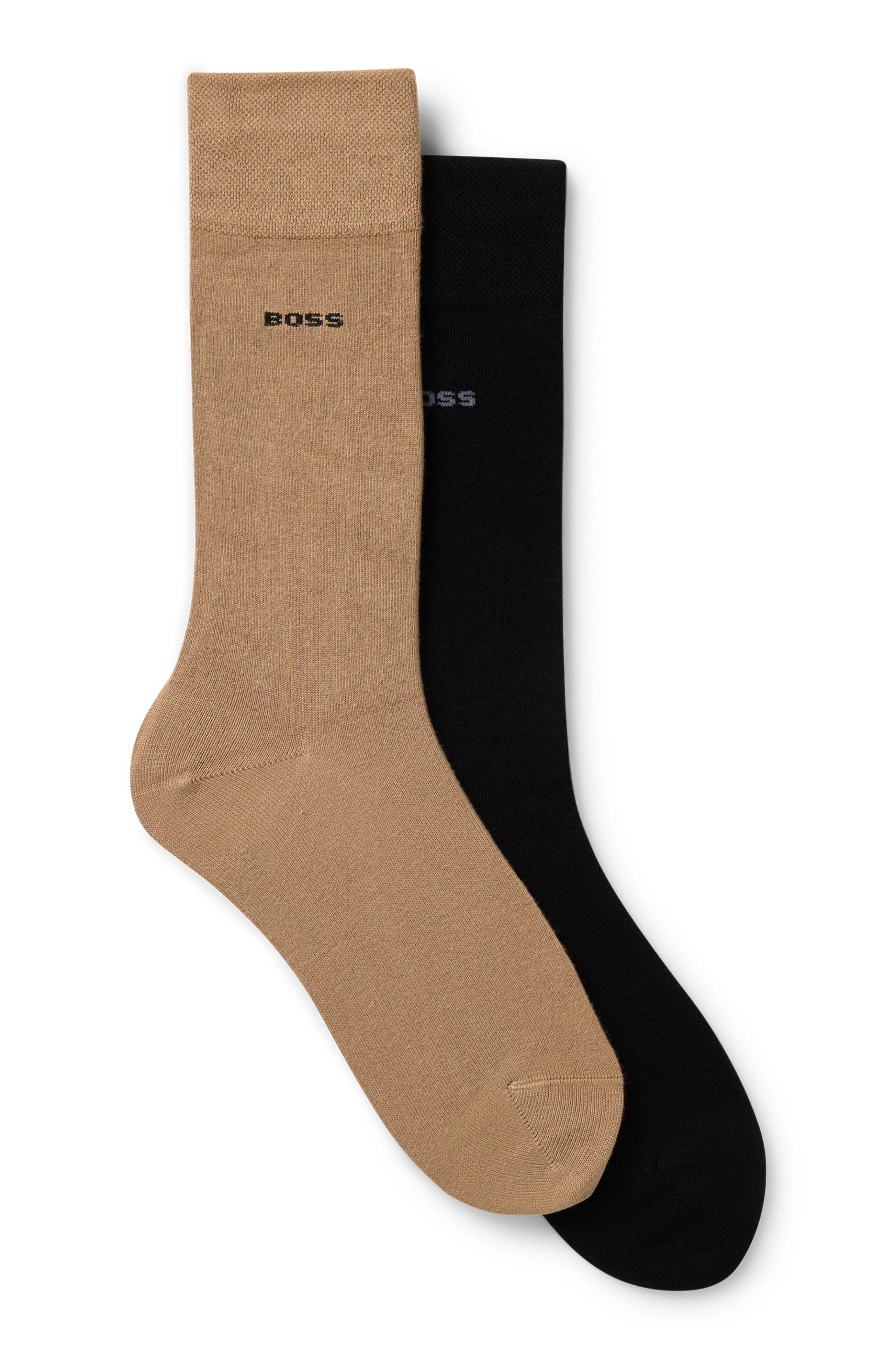 BOSS Businesssocken »2P RS Bamboo 1027«, (Packung, 2 Paar), mit Strickbündchen von BOSS