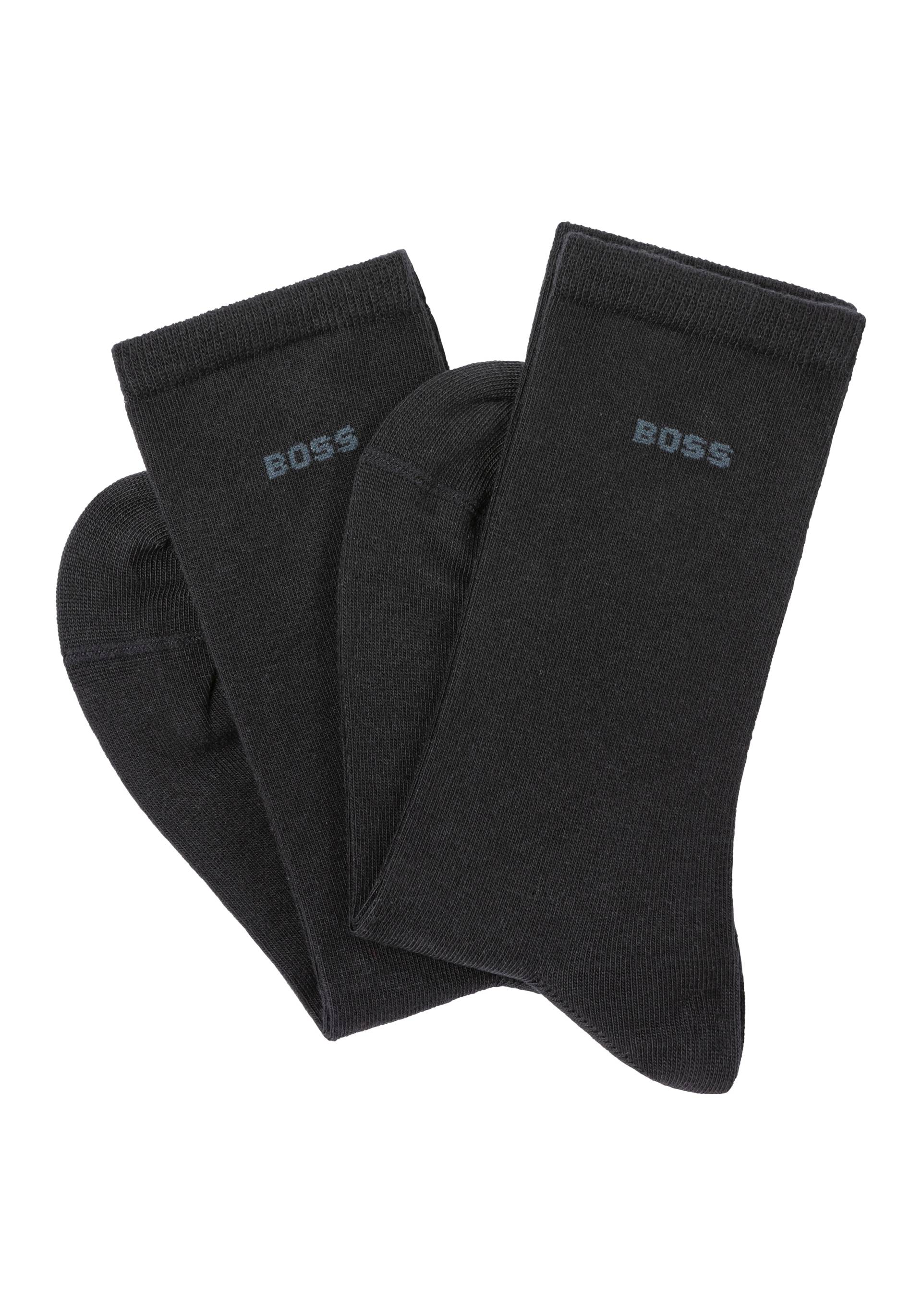 BOSS Businesssocken »2P RS Uni Logo CC W«, (Packung, 2 Paar, 2er Pack), mit BOSS Schriftzug von BOSS