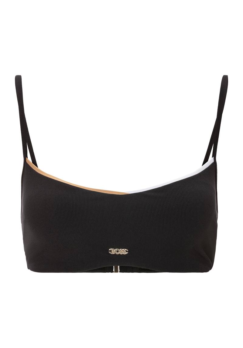 BOSS Bustier-Bikini-Top »BIANCA BRALETTE«, mit Kontrastdetails von BOSS