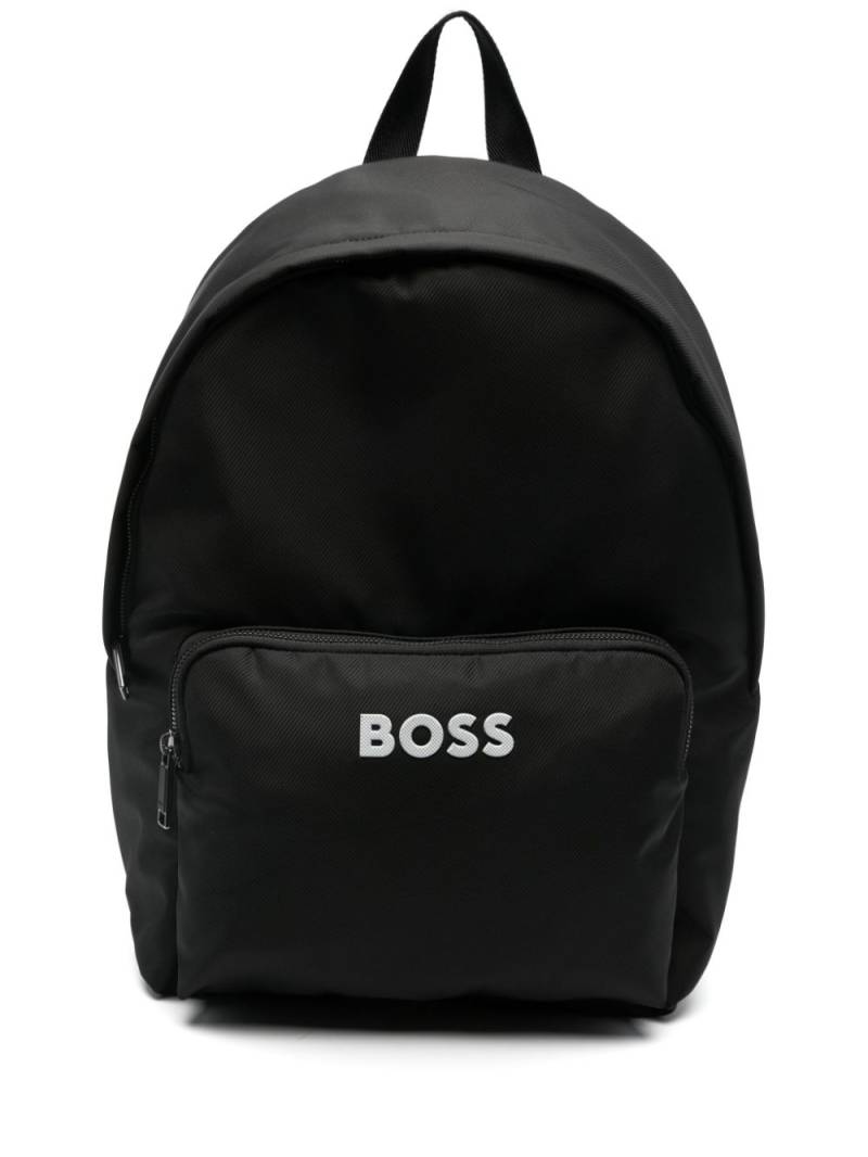 BOSS Catch 3.0 logo-appliqué backpack - Black von BOSS