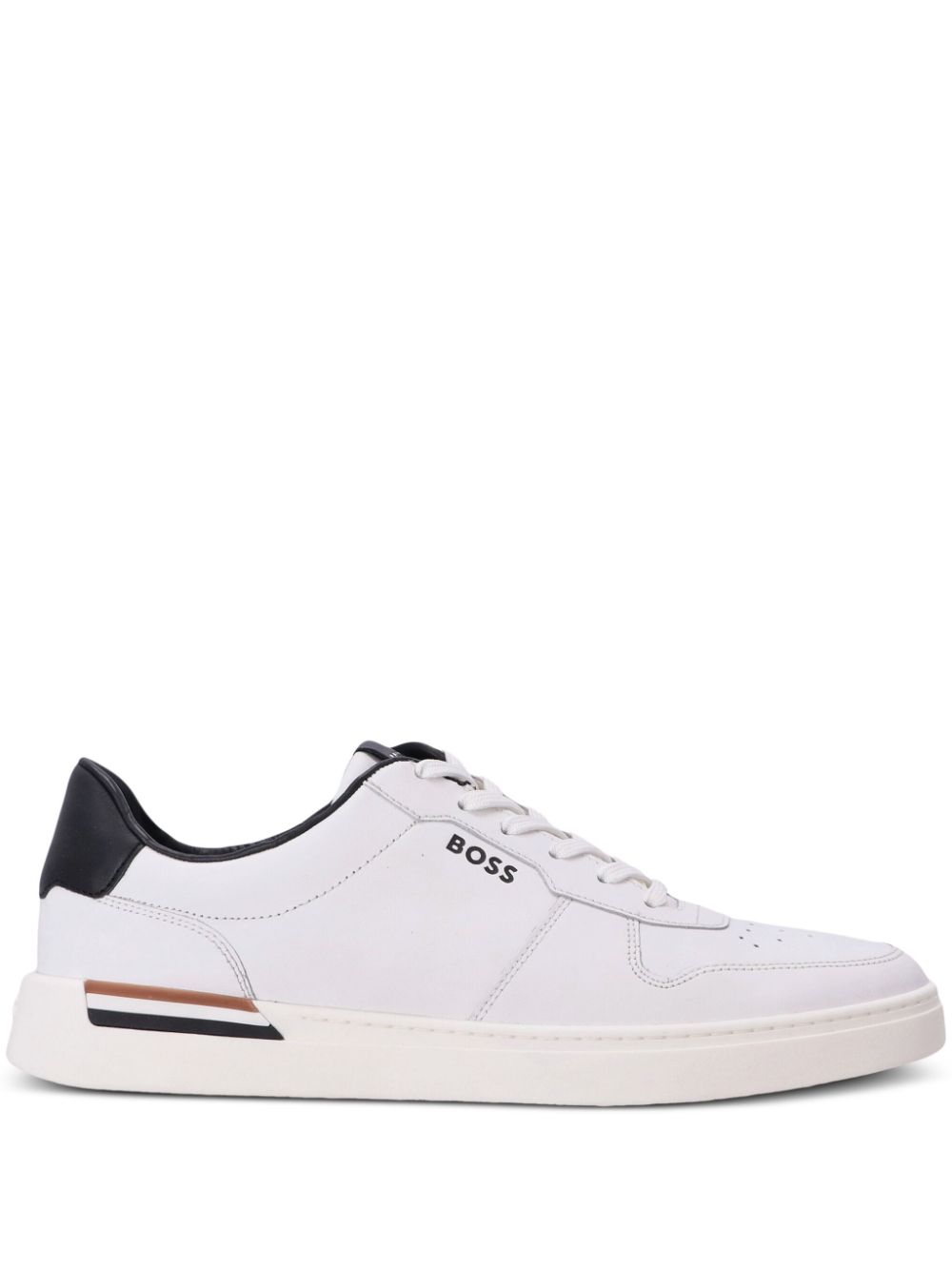 BOSS Cupsole logo-print sneakers - White von BOSS