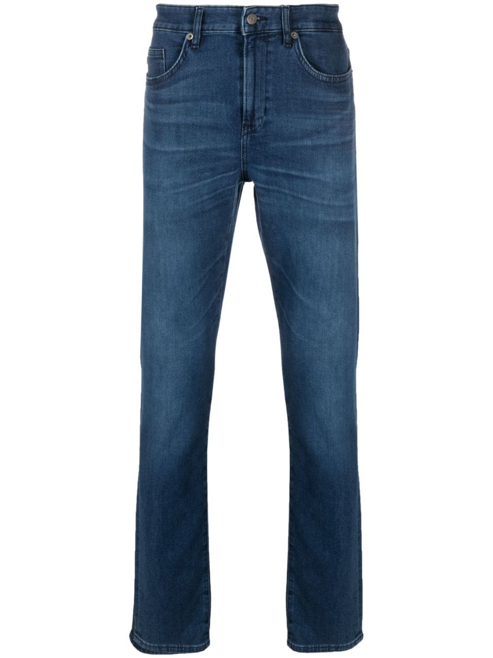 BOSS Delaware mid-rise skinny jeans - Blue von BOSS