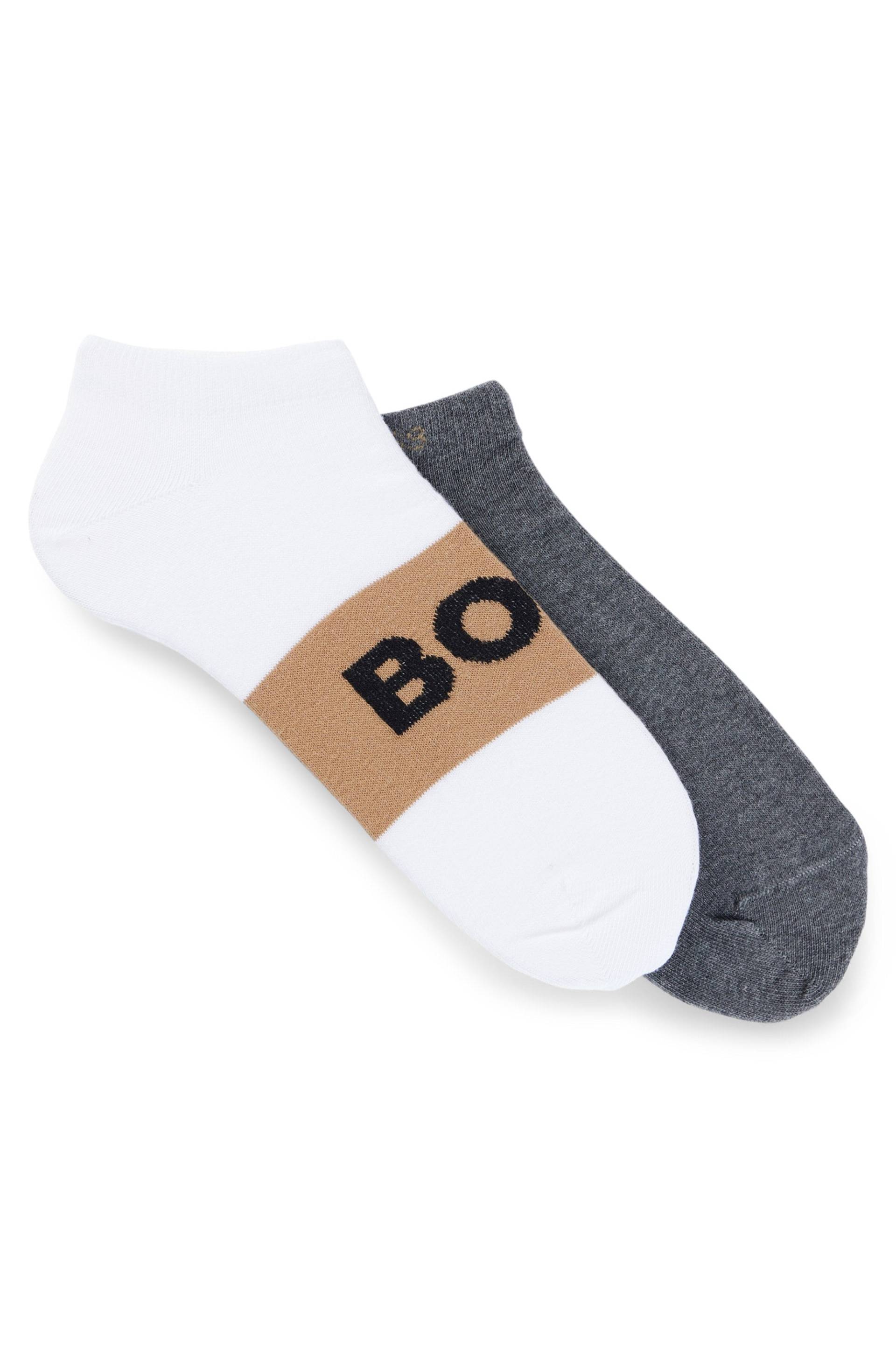 BOSS Freizeitsocken »2P AS Logo Col CC«, (Packung, 2 Paar, 2er), mit Logoschriftzug von BOSS