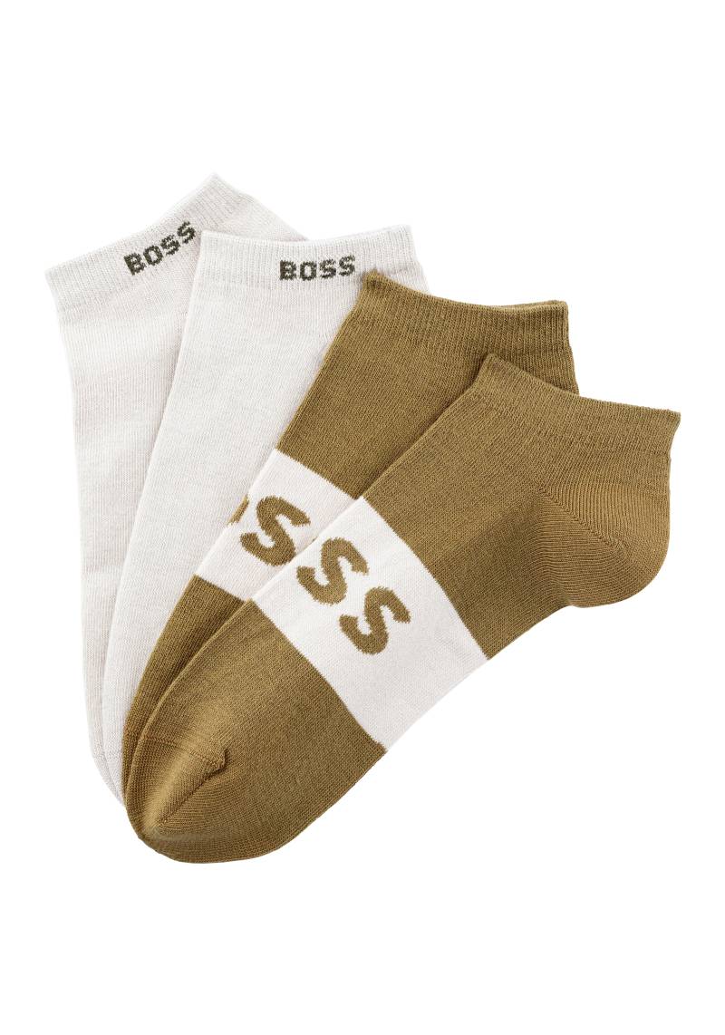 BOSS Freizeitsocken »2P AS Logo Col CC«, (Packung, 2 Paar, 2er), mit Logoschriftzug von BOSS