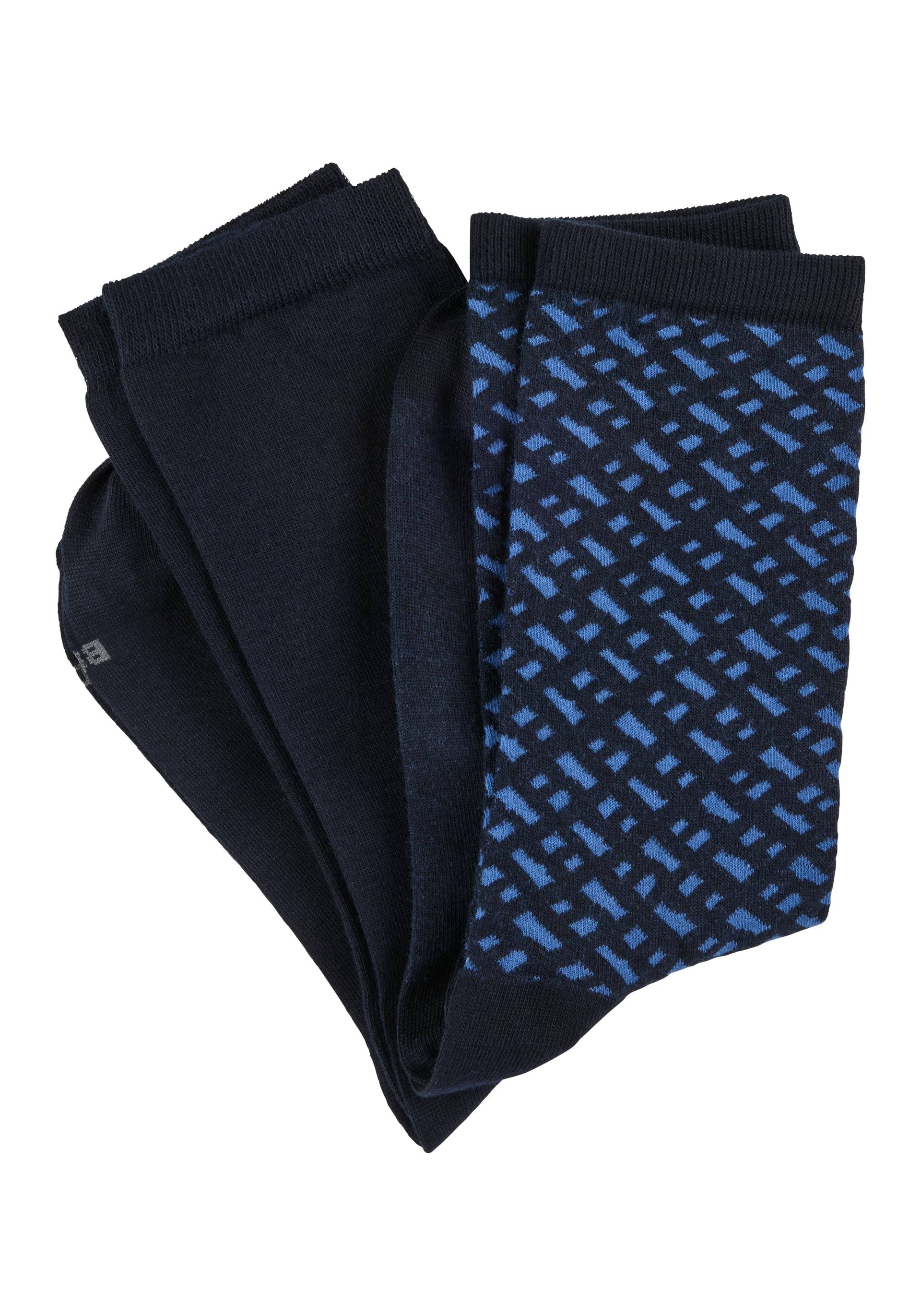 BOSS Freizeitsocken »2P RS Monogram CC«, (Packung, 2 Paar, 2er-Pack), aus weicher Baumwollmischung von BOSS