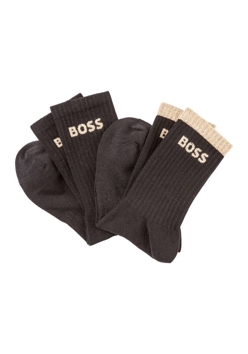 BOSS Freizeitsocken »2PQS Gift Lurex CC W«, (2 Paar) von BOSS