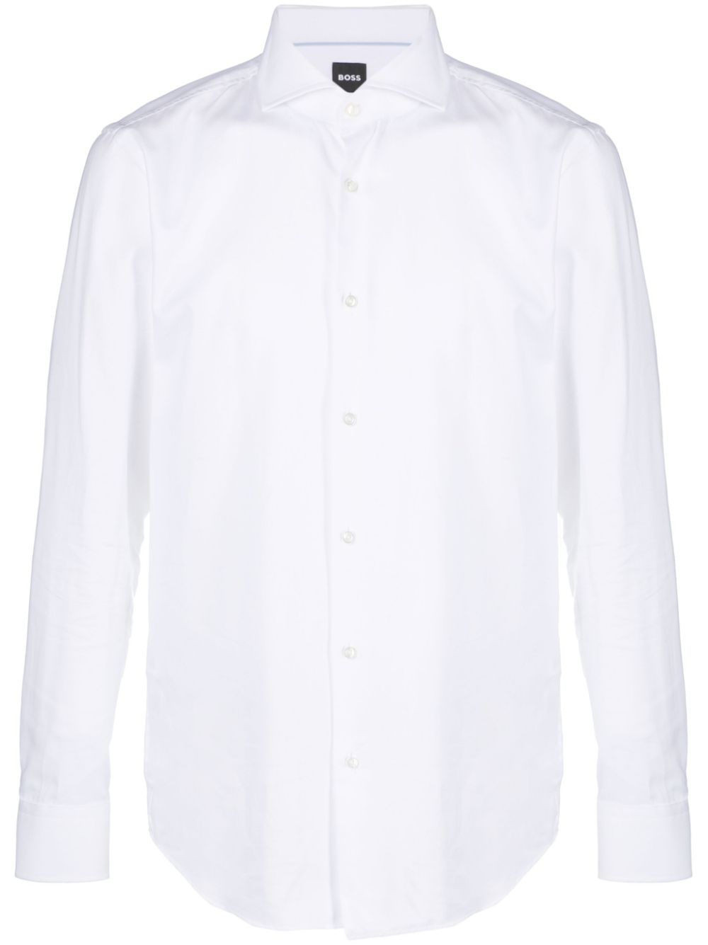 BOSS Hank Spread long-sleeve shirt - White von BOSS