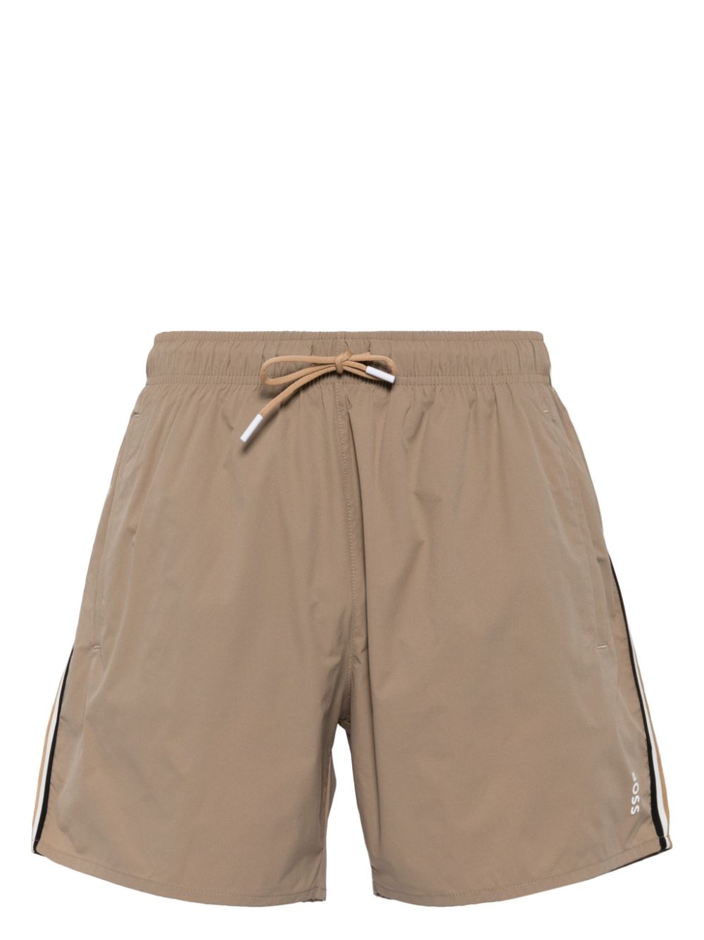 BOSS Iconic swim shorts - Brown von BOSS