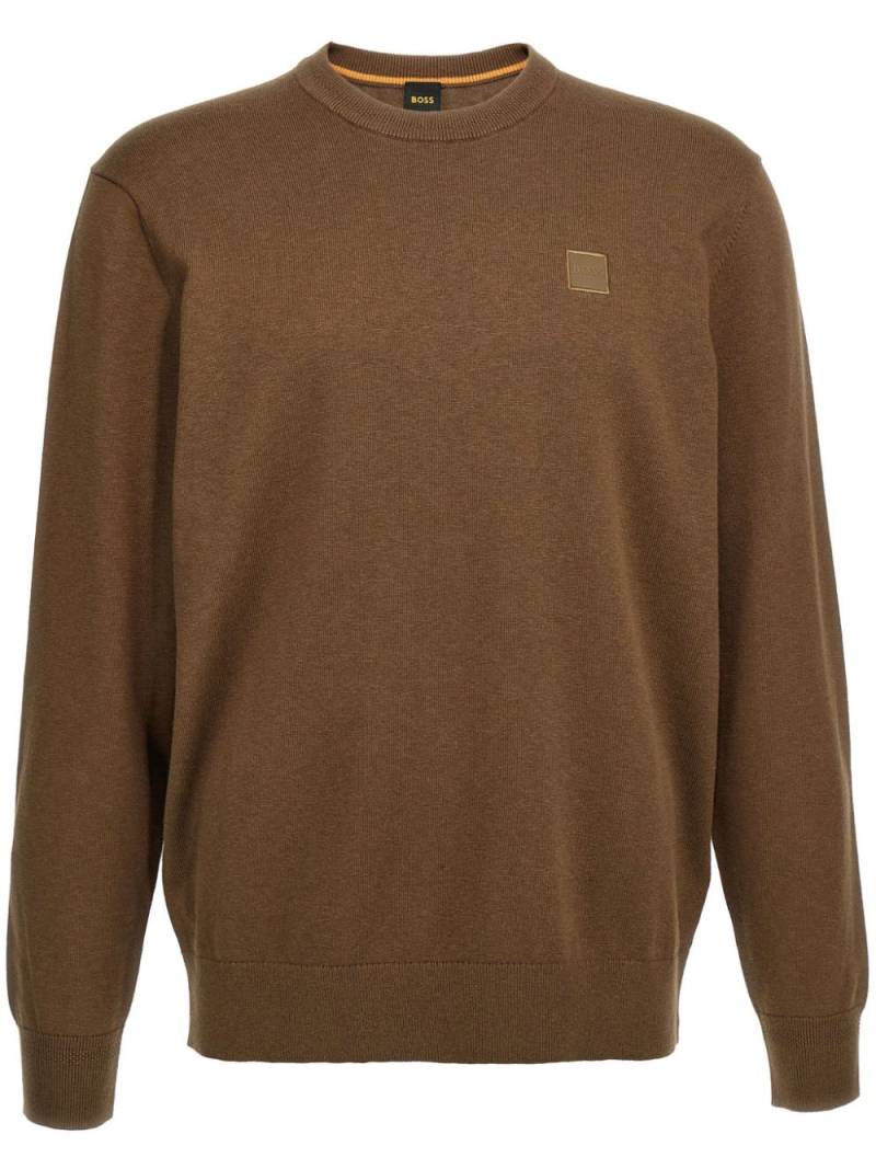 BOSS Kanovano sweater - Brown von BOSS