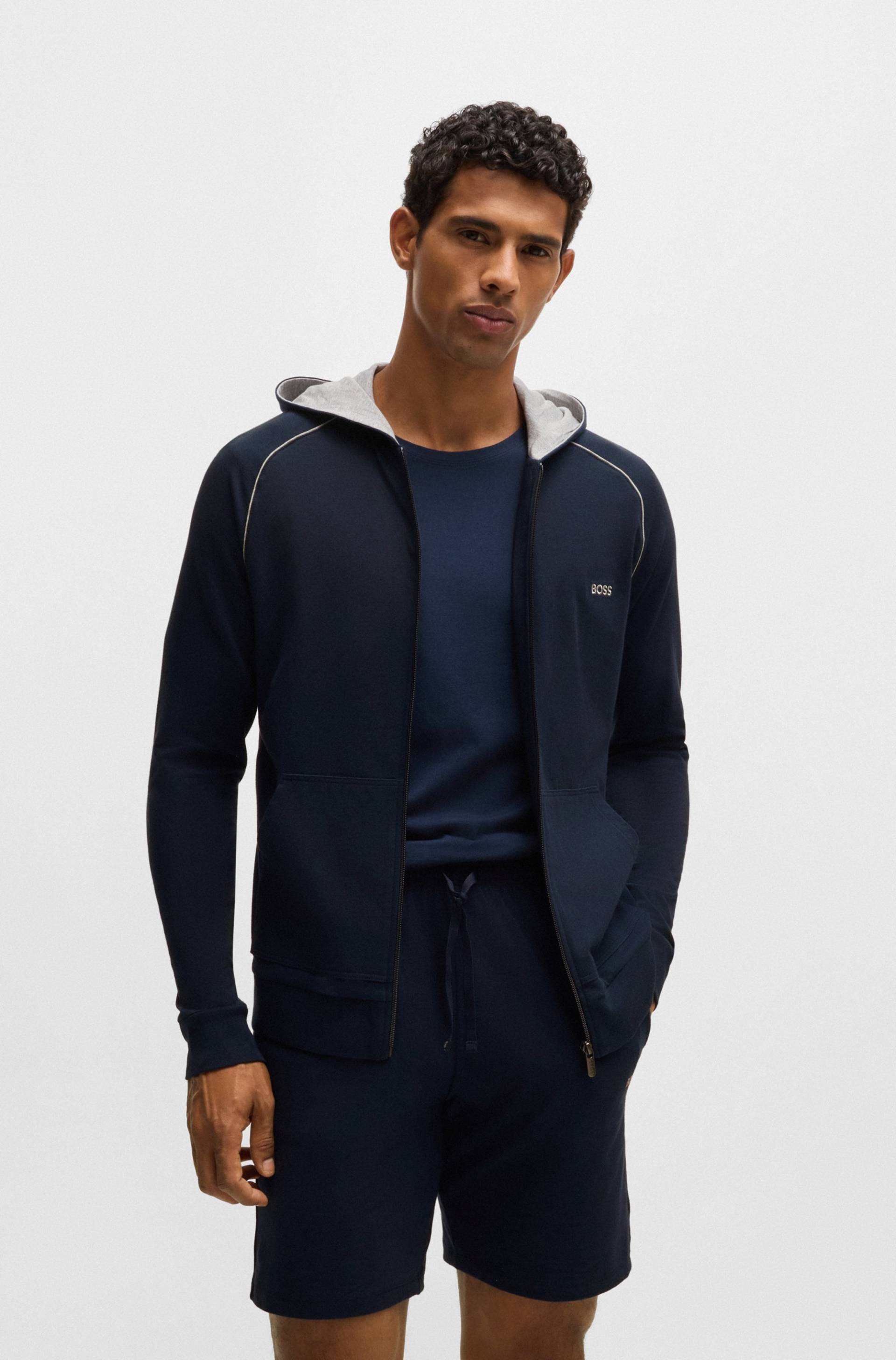BOSS Kapuzensweatjacke »Mix&Match Jacket H«, mit BOSS Stickerei auf der Brust BOSS Kapuzensweatjacke »Mix&Match Jacket H«, mit BOSS Stickerei auf der Brust von BOSS