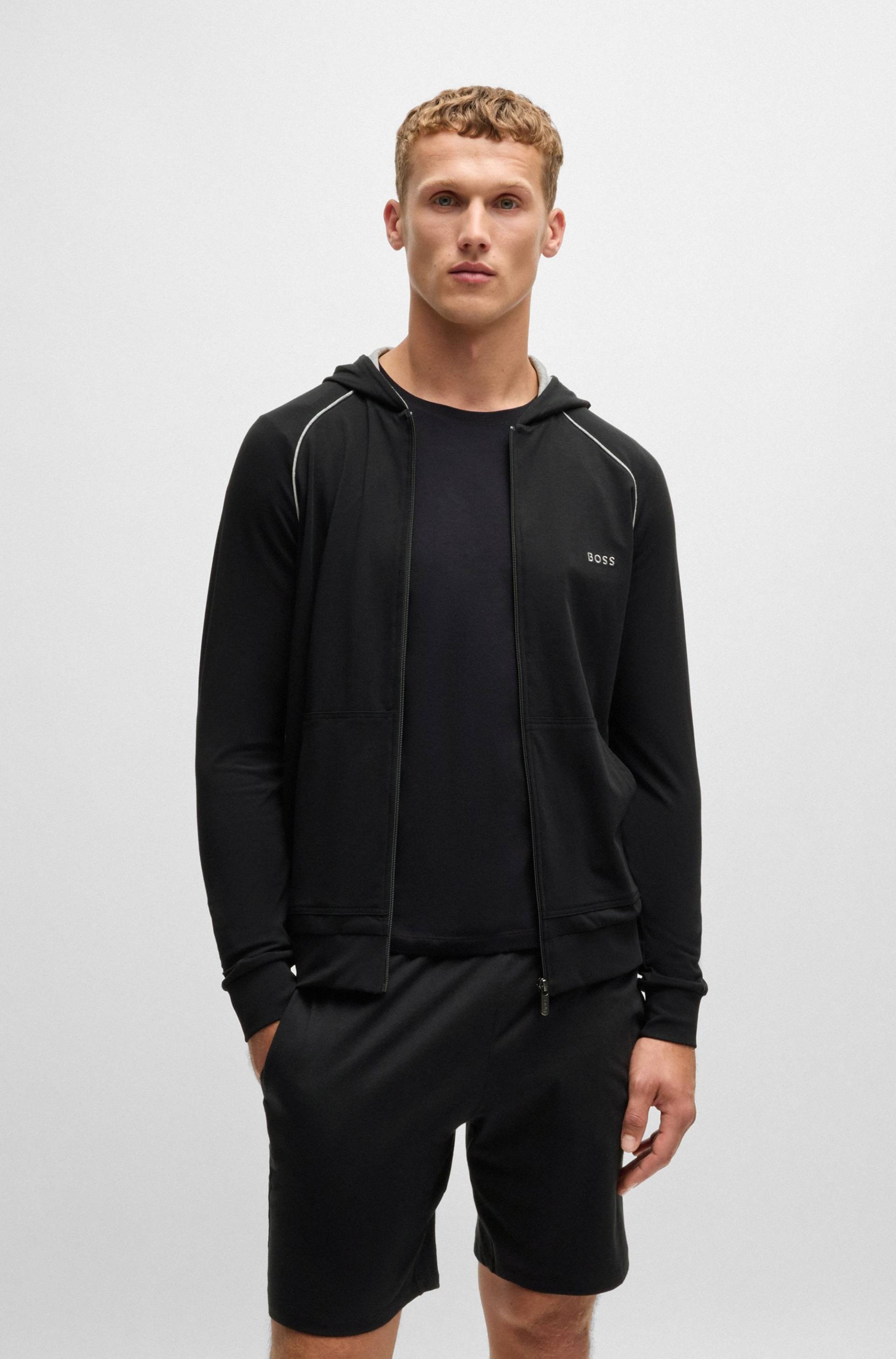 BOSS Kapuzensweatjacke »Mix&Match Jacket H«, mit BOSS Stickerei auf der Brust BOSS Kapuzensweatjacke »Mix&Match Jacket H«, mit BOSS Stickerei auf der Brust von BOSS