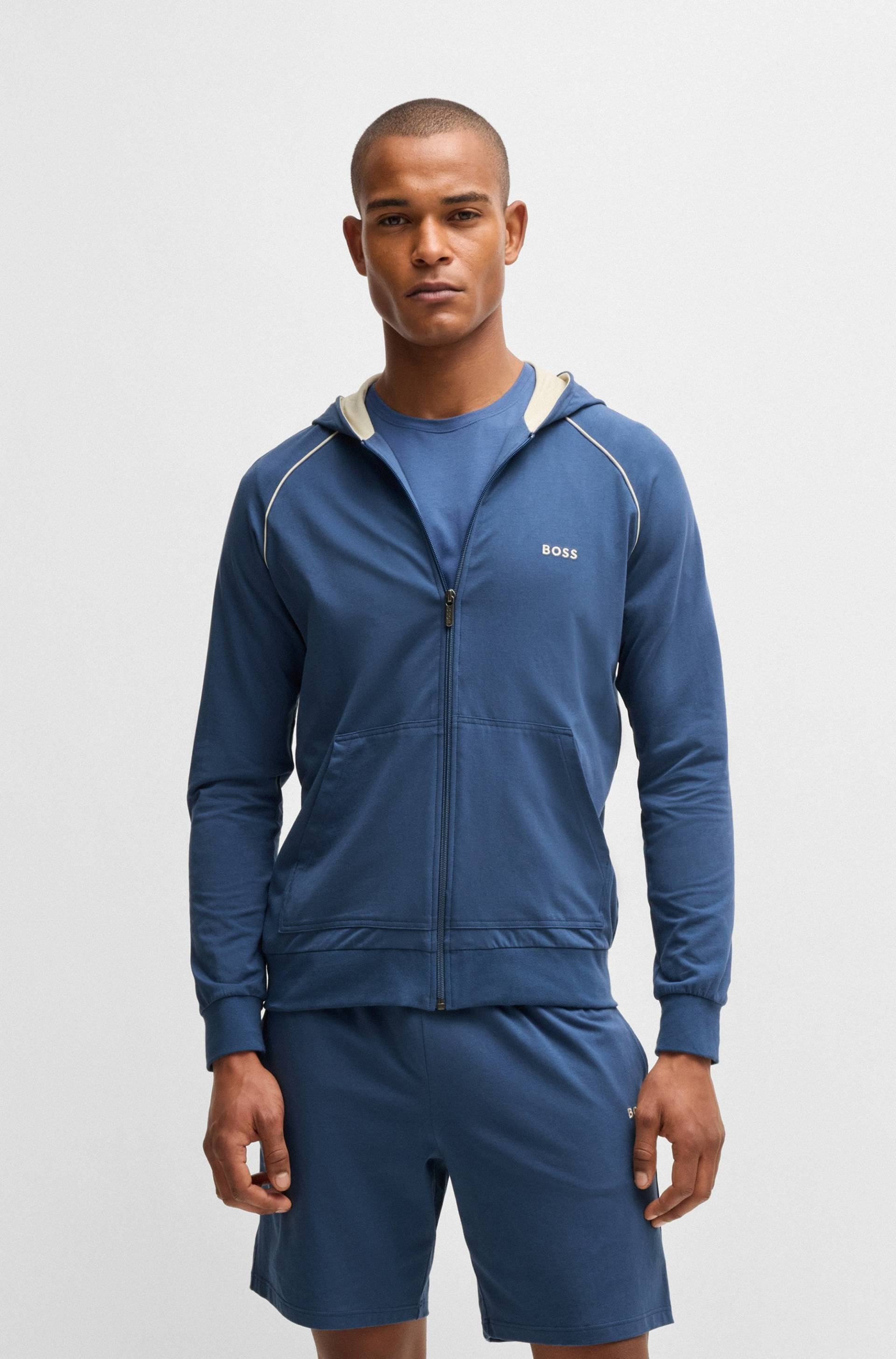 BOSS Kapuzensweatjacke »Mix&Match Jacket H«, mit Kängurutasche BOSS Kapuzensweatjacke »Mix&Match Jacket H«, mit Kängurutasche von BOSS
