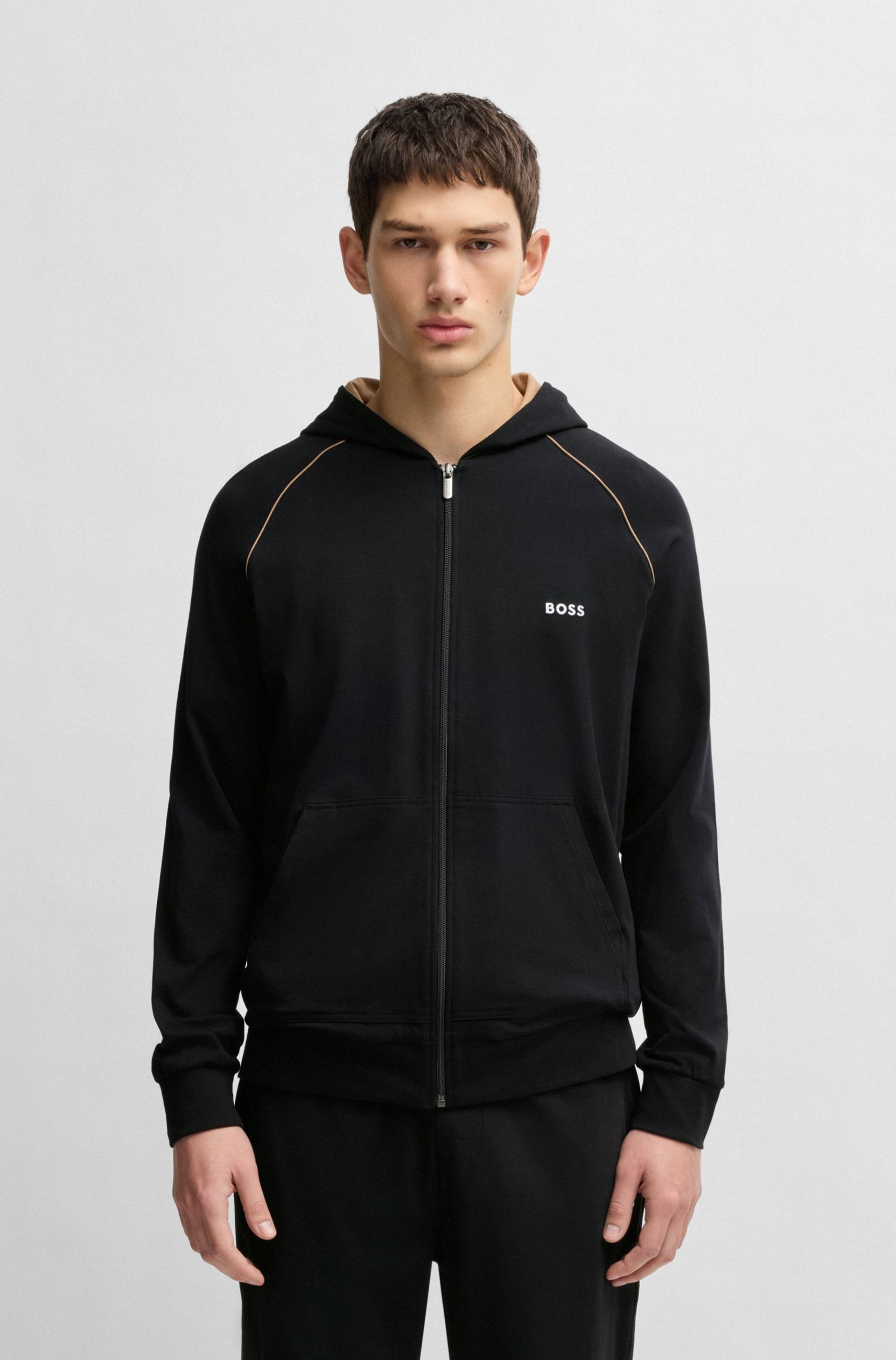 BOSS Kapuzensweatjacke »Mix&Match Jacket H«, mit Kängurutasche BOSS Kapuzensweatjacke »Mix&Match Jacket H«, mit Kängurutasche von BOSS