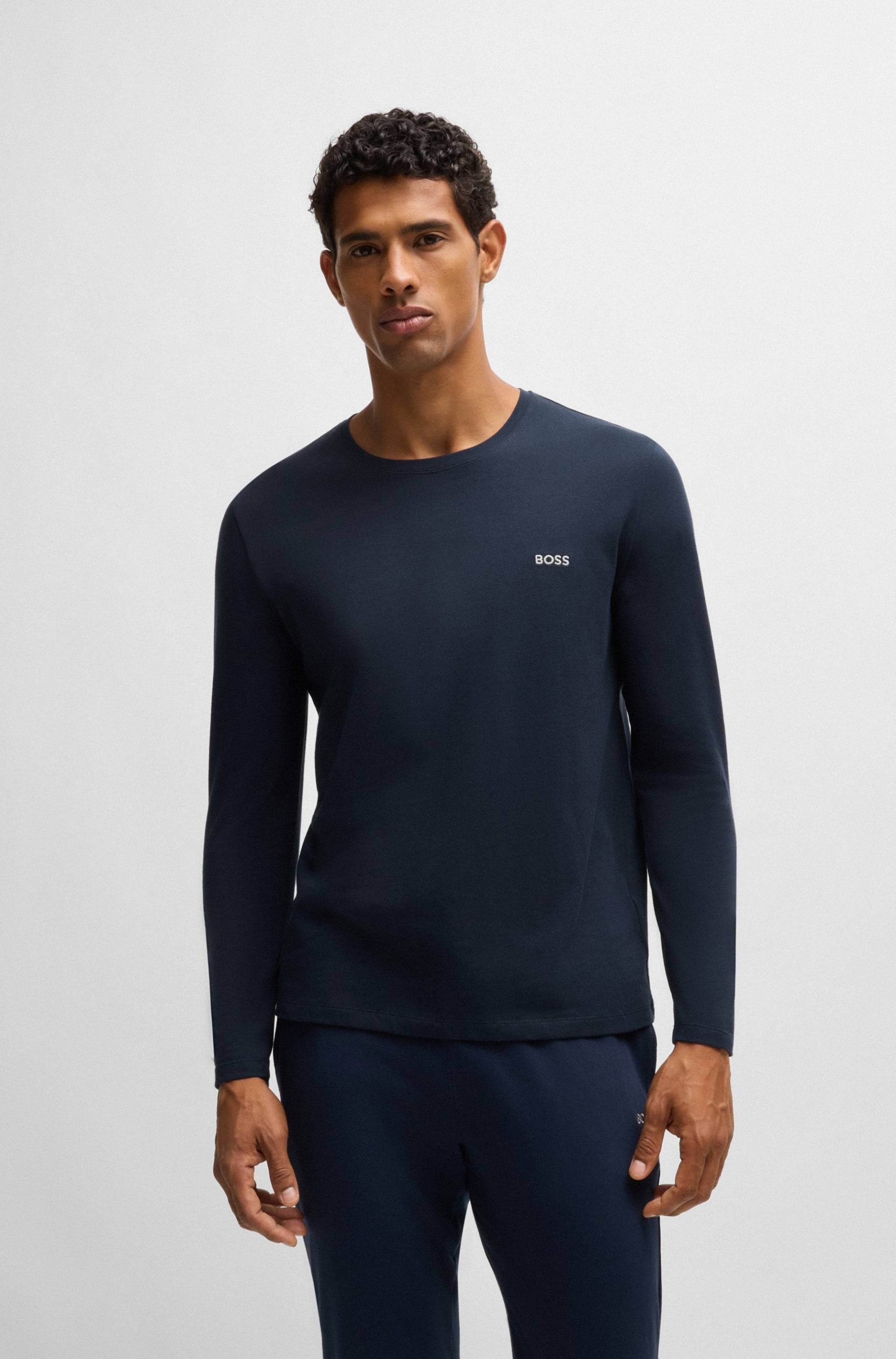 BOSS Langarmshirt »Mix&Match LS-Shirt R«, mit BOSS Stickerei auf der Brust BOSS Langarmshirt »Mix&Match LS-Shirt R«, mit BOSS Stickerei auf der Brust von BOSS