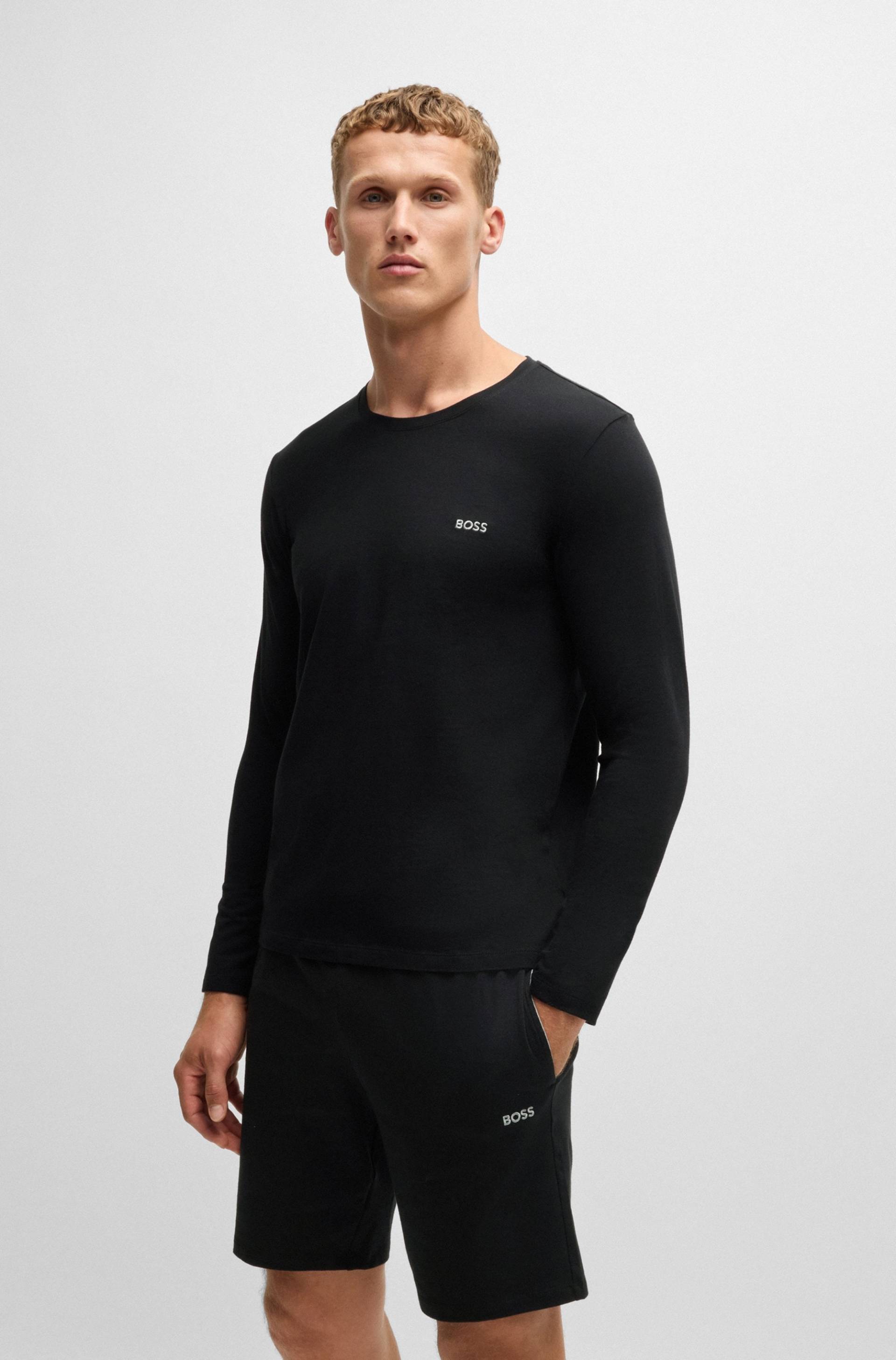 BOSS Langarmshirt »Mix&Match LS-Shirt R«, mit BOSS Stickerei auf der Brust BOSS Langarmshirt »Mix&Match LS-Shirt R«, mit BOSS Stickerei auf der Brust von BOSS