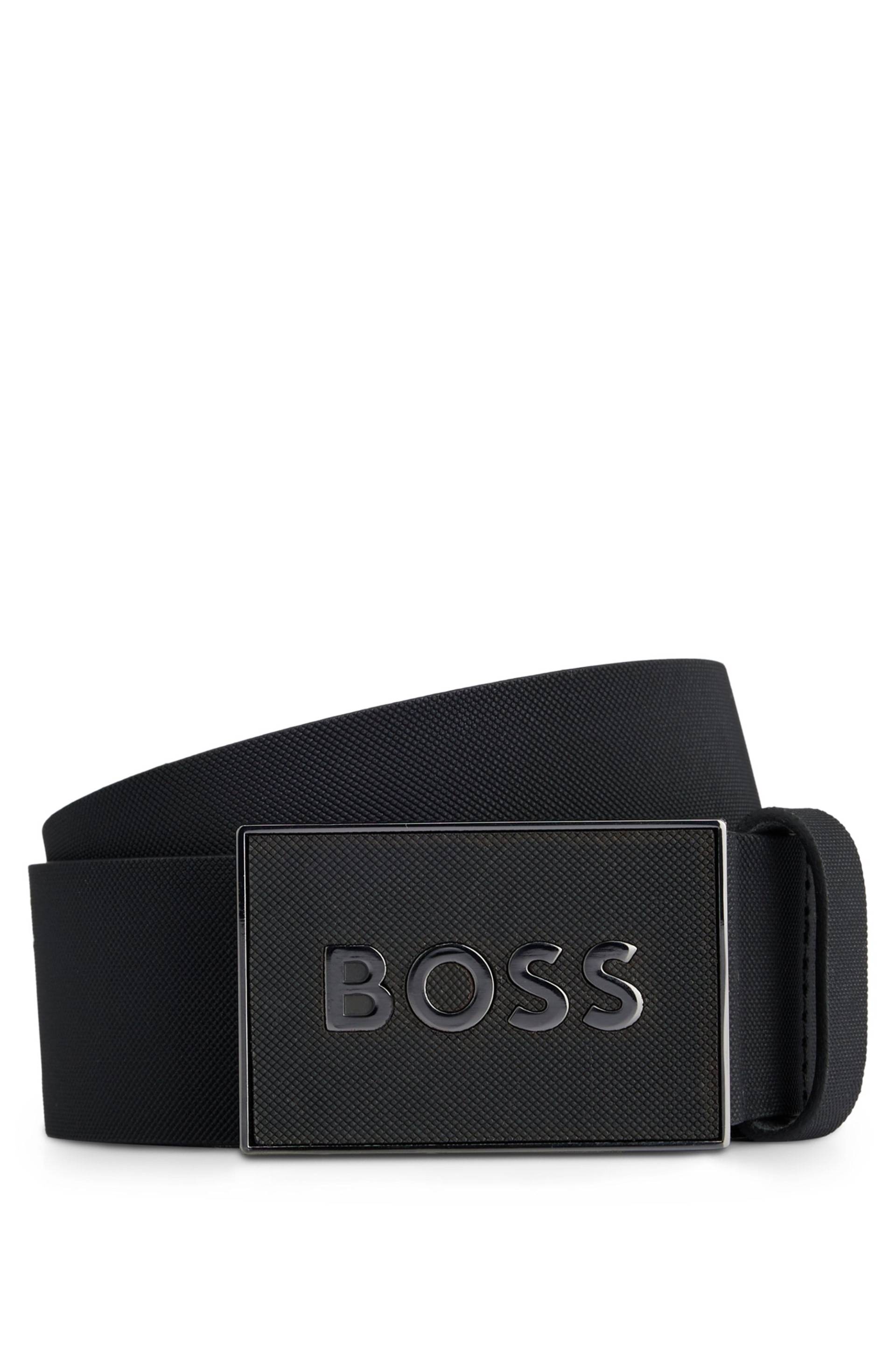BOSS Ledergürtel »Boss Icon-S1 Sz40«, mit grossem BOSS Schriftzug auf der Schnalle BOSS Ledergürtel »Boss Icon-S1 Sz40«, mit grossem BOSS Schriftzug auf der Schnalle von BOSS