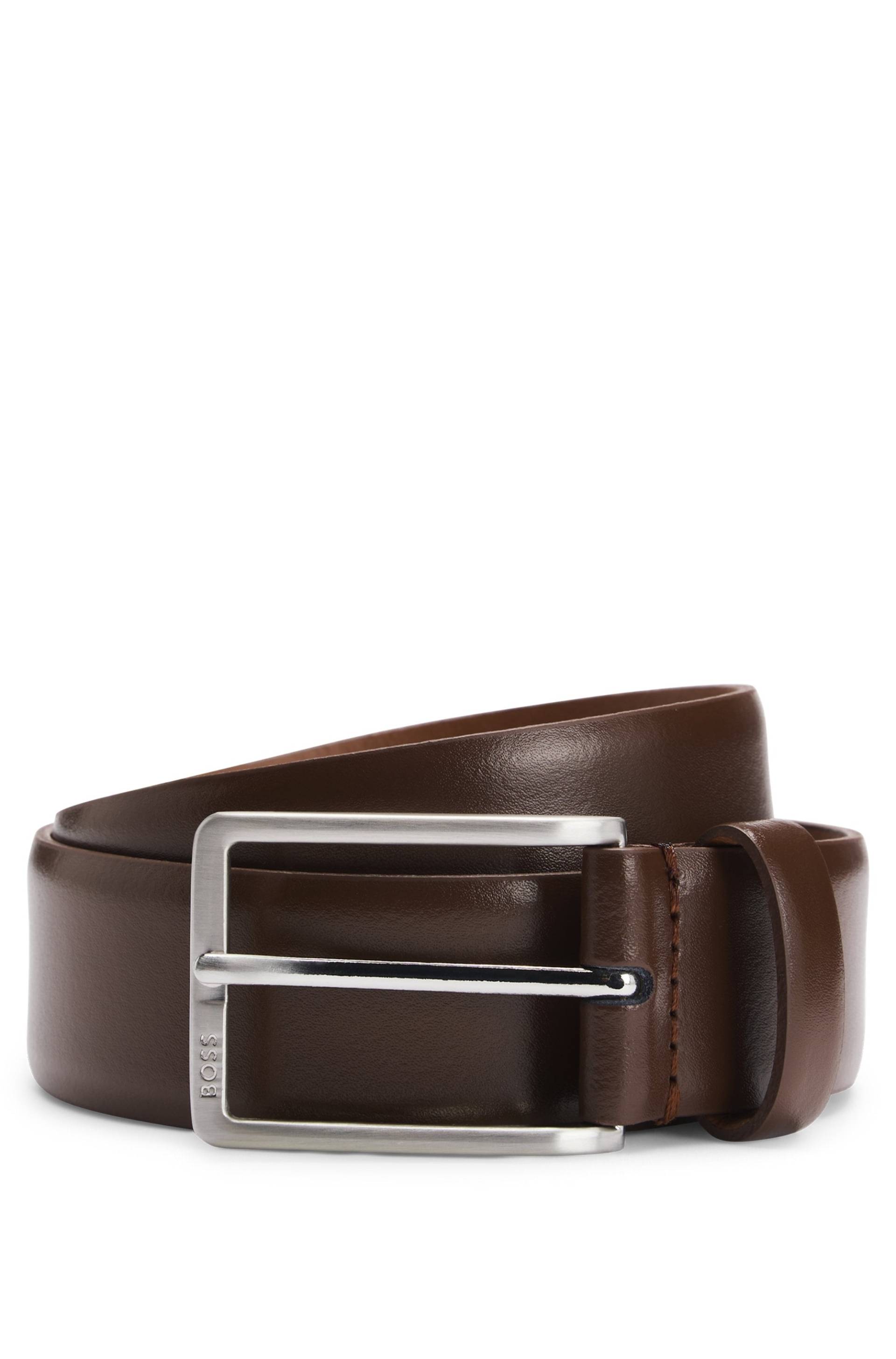 BOSS Ledergürtel »Erman-L_Sz35«, mit dezenter BOSS-Prägung auf der Schliesse BOSS Ledergürtel »Erman-L_Sz35«, mit dezenter BOSS-Prägung auf der Schliesse von BOSS