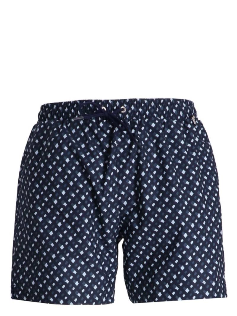 BOSS Manu swim shorts - Blue von BOSS