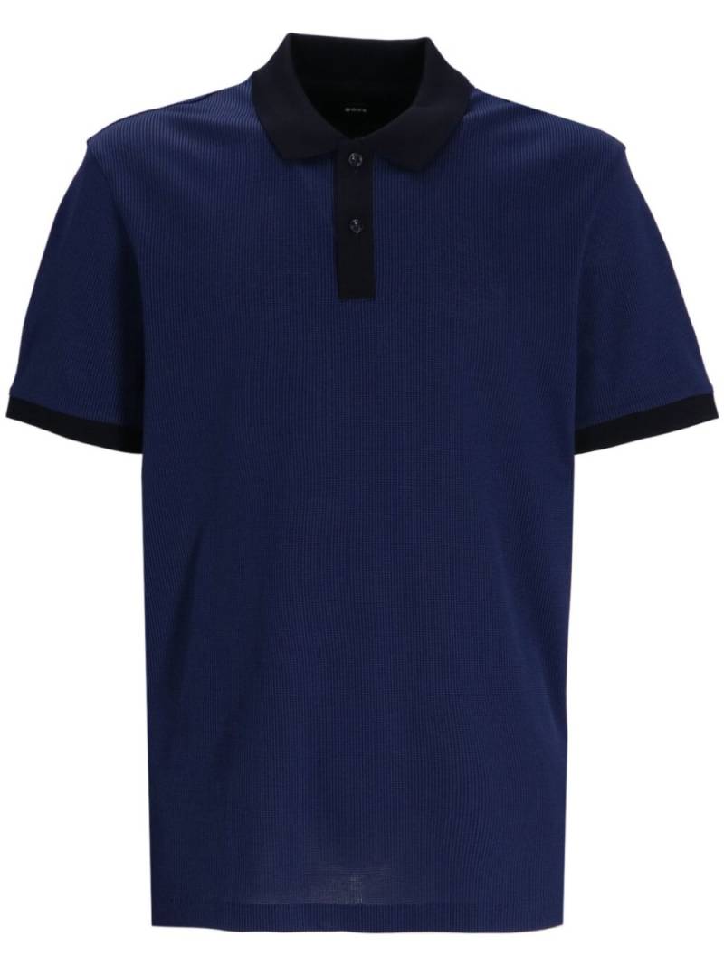 BOSS Paddy polo shirt - Blue von BOSS