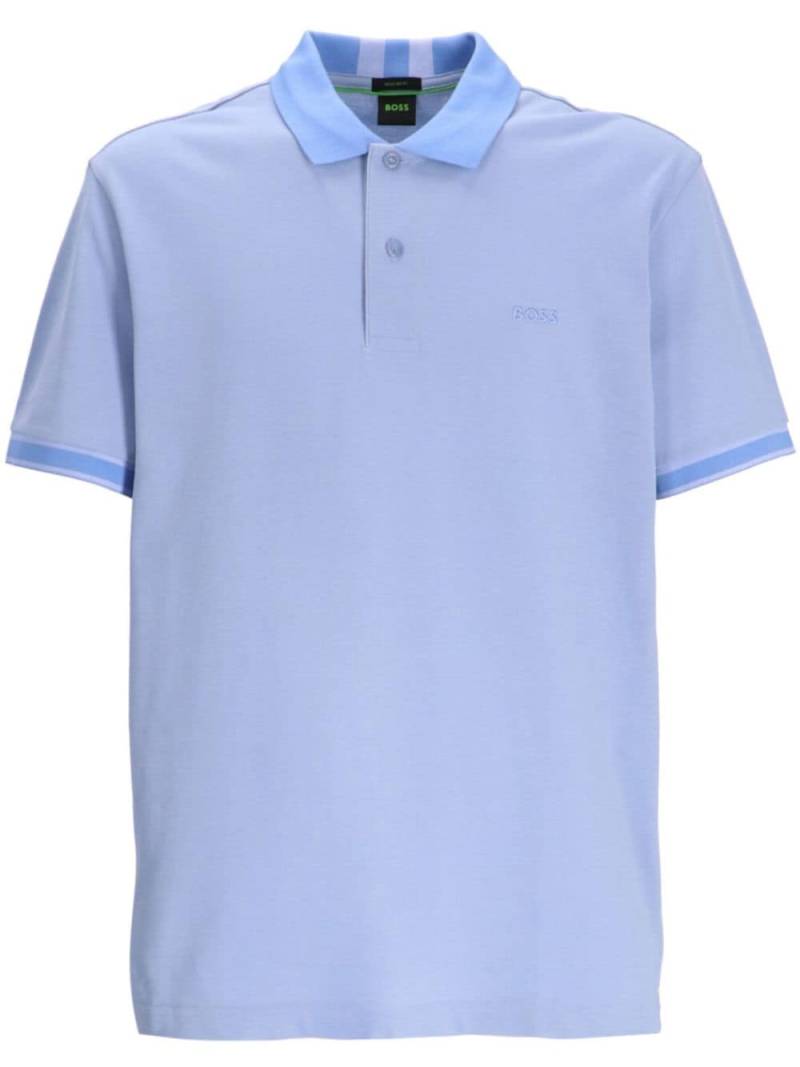 BOSS Paddy polo shirt - Blue von BOSS