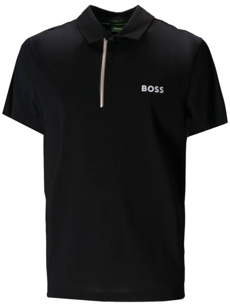 BOSS PaddyTech Pro polo shirt - Black von BOSS