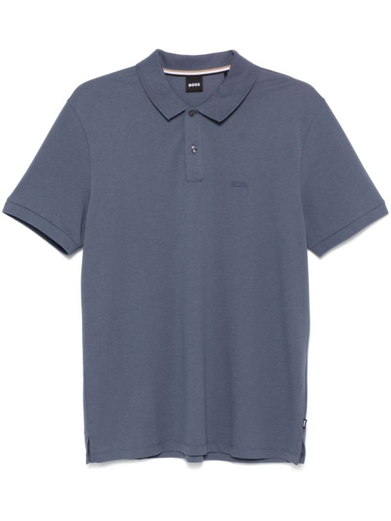 BOSS Pallas polo shirt - Blue von BOSS