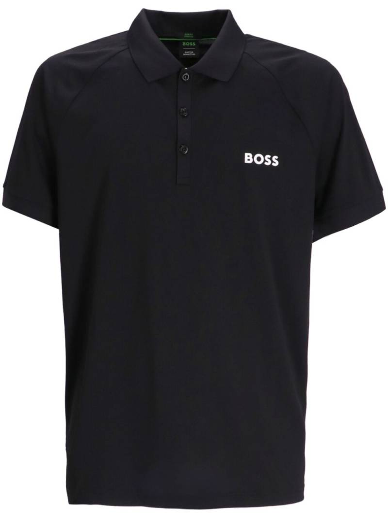 BOSS x Matteo Berrettini polo shirt - Black von BOSS