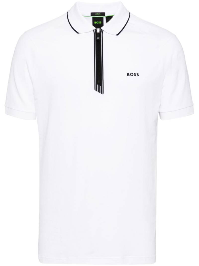 BOSS Philip polo shirt - White von BOSS