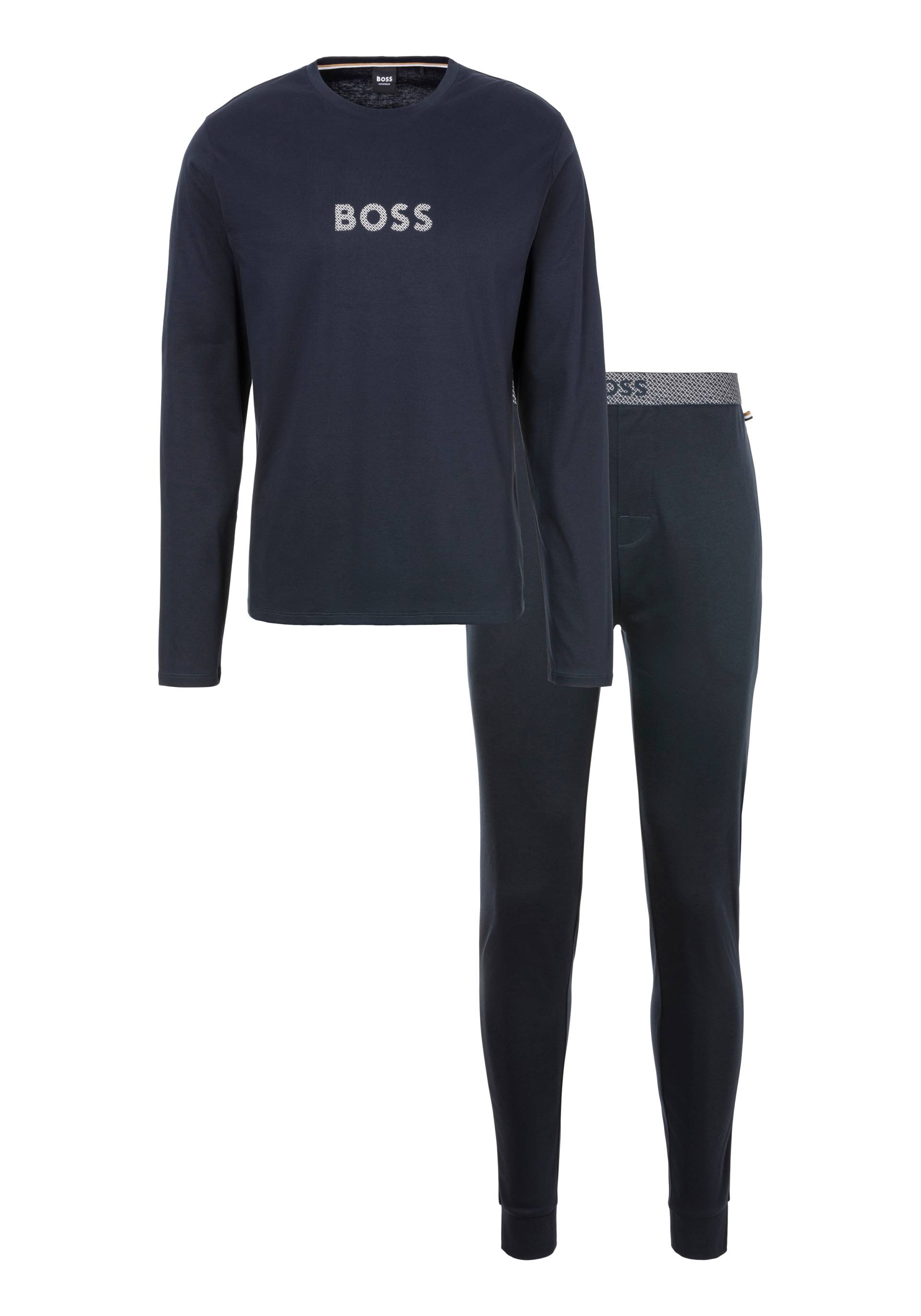 BOSS Pyjama »Gift Long Set 102«, mit Label von BOSS