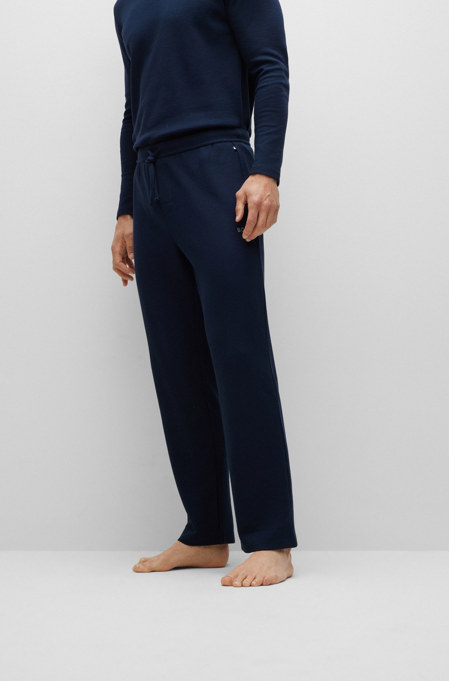 BOSS Pyjamahose »Waffle Pants«, mit Waffelmuster von BOSS