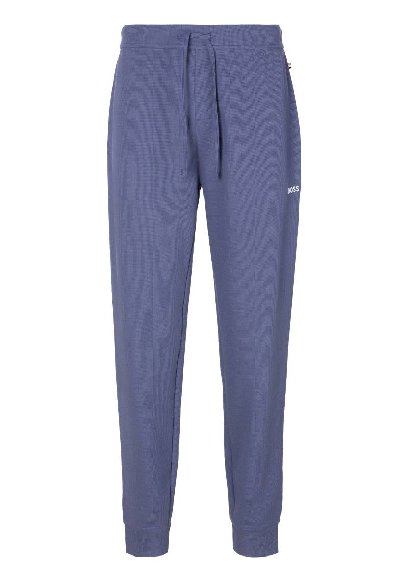 BOSS Pyjamahose »Waffle Pants Cuff«, mit Logostickerei von BOSS