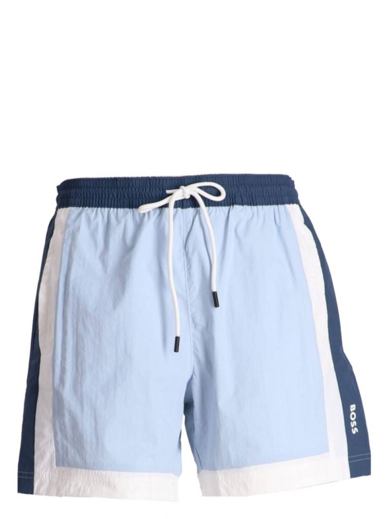 BOSS Remy swim shorts - Blue von BOSS