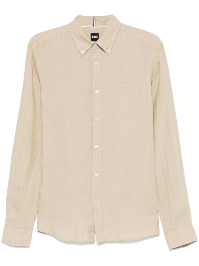 BOSS Roan shirt - Neutrals von BOSS