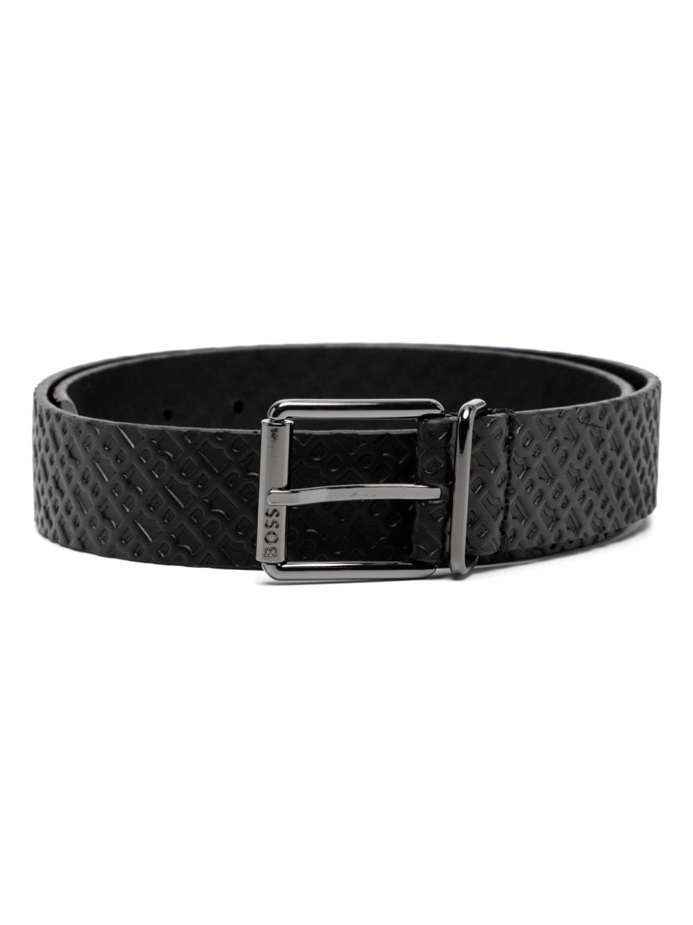 BOSS Roll B monogram belt - Black von BOSS