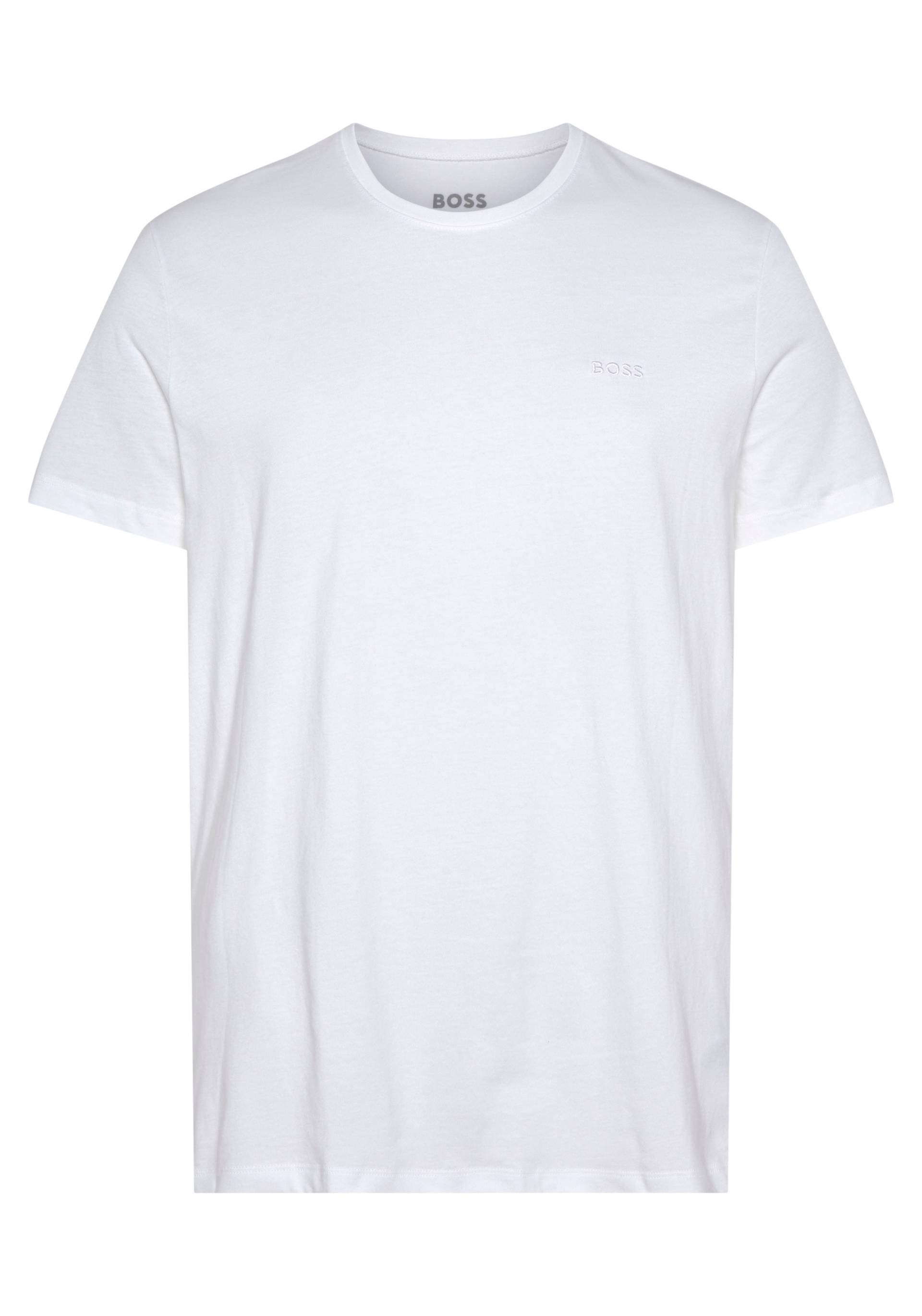 BOSS Rundhalsshirt »TShirtRN 2P Comfort«, mit Ton-in-Ton BOSS Logo-Schriftzug von BOSS