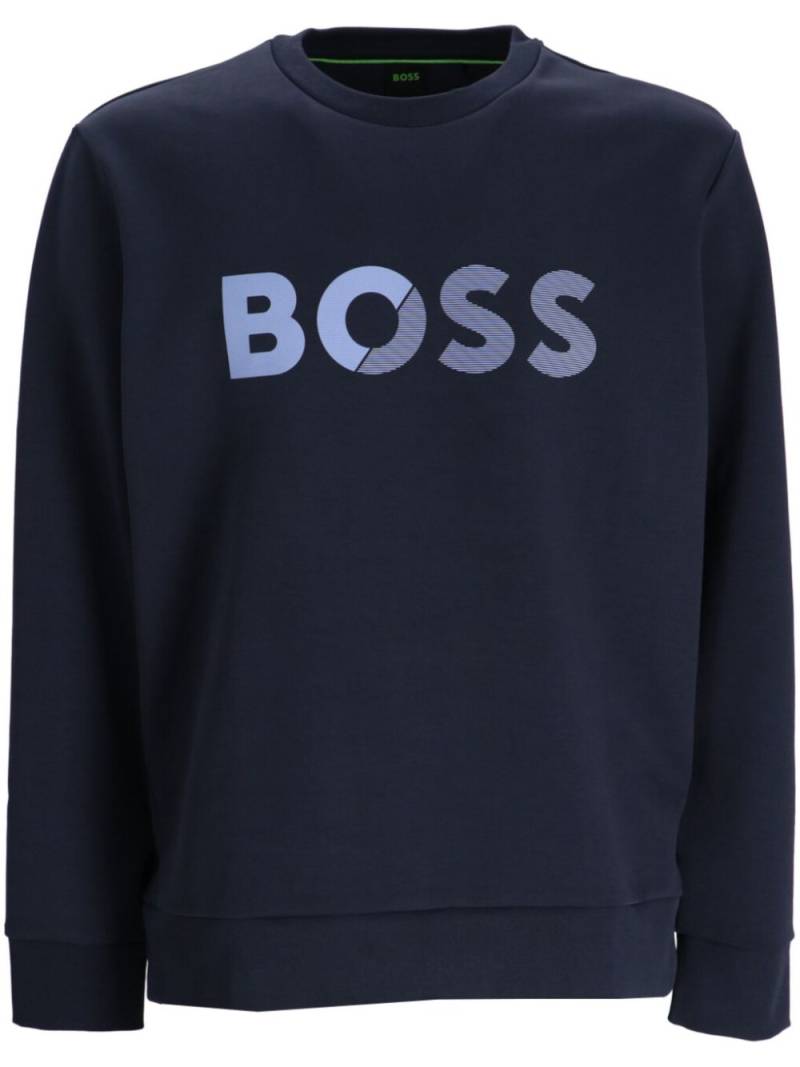 BOSS Salbo Tape sweatshirt - Blue von BOSS