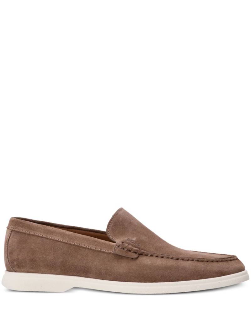 BOSS Sienne suede loafers - Neutrals von BOSS