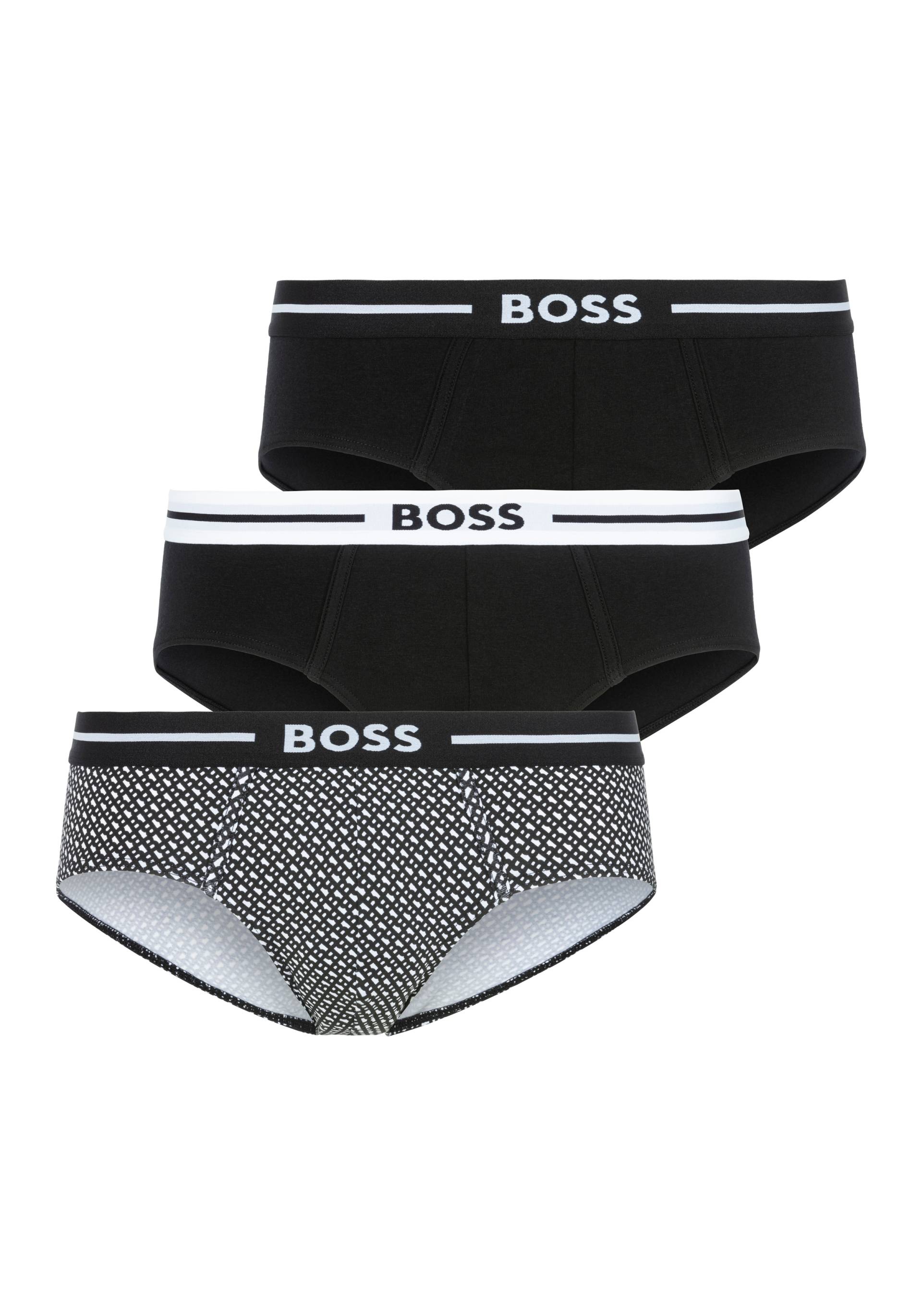 BOSS Slip, (Packung, 3 St., 3er-Pack), mit BOSS-Logobund von BOSS