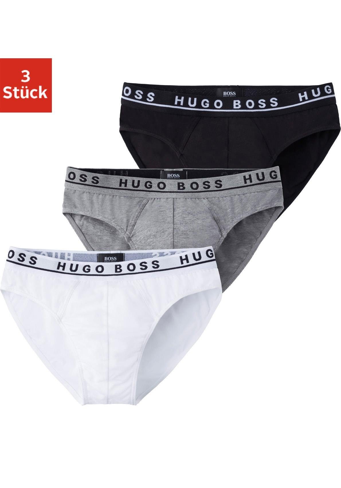 BOSS Slip, (Packung, 3er-Pack), mit Logo Webbund von BOSS