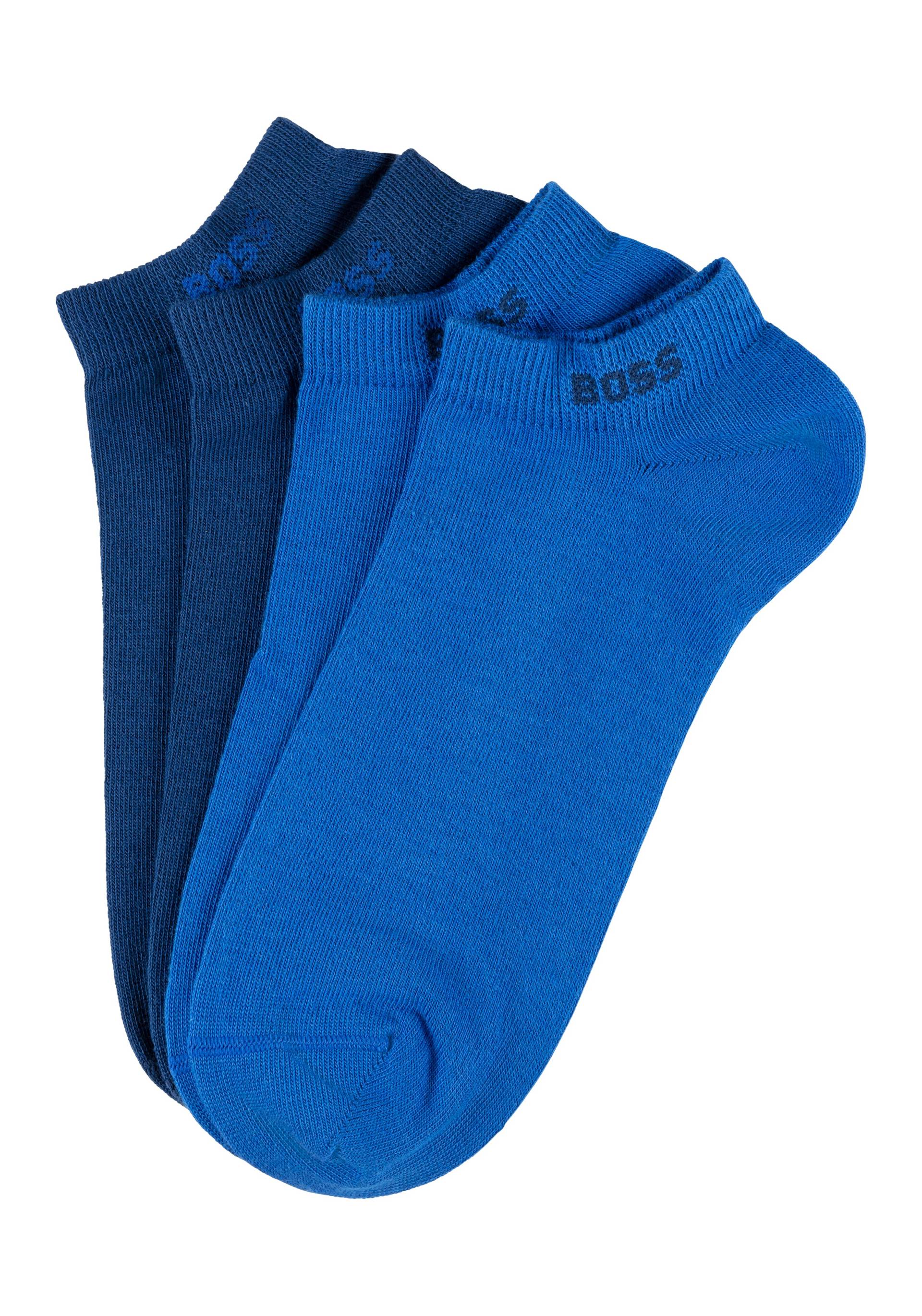 BOSS Sneakersocken »2P AS Uni Colors CC«, (Packung, 2 Paar), mit dezentem Logoschriftzug von BOSS