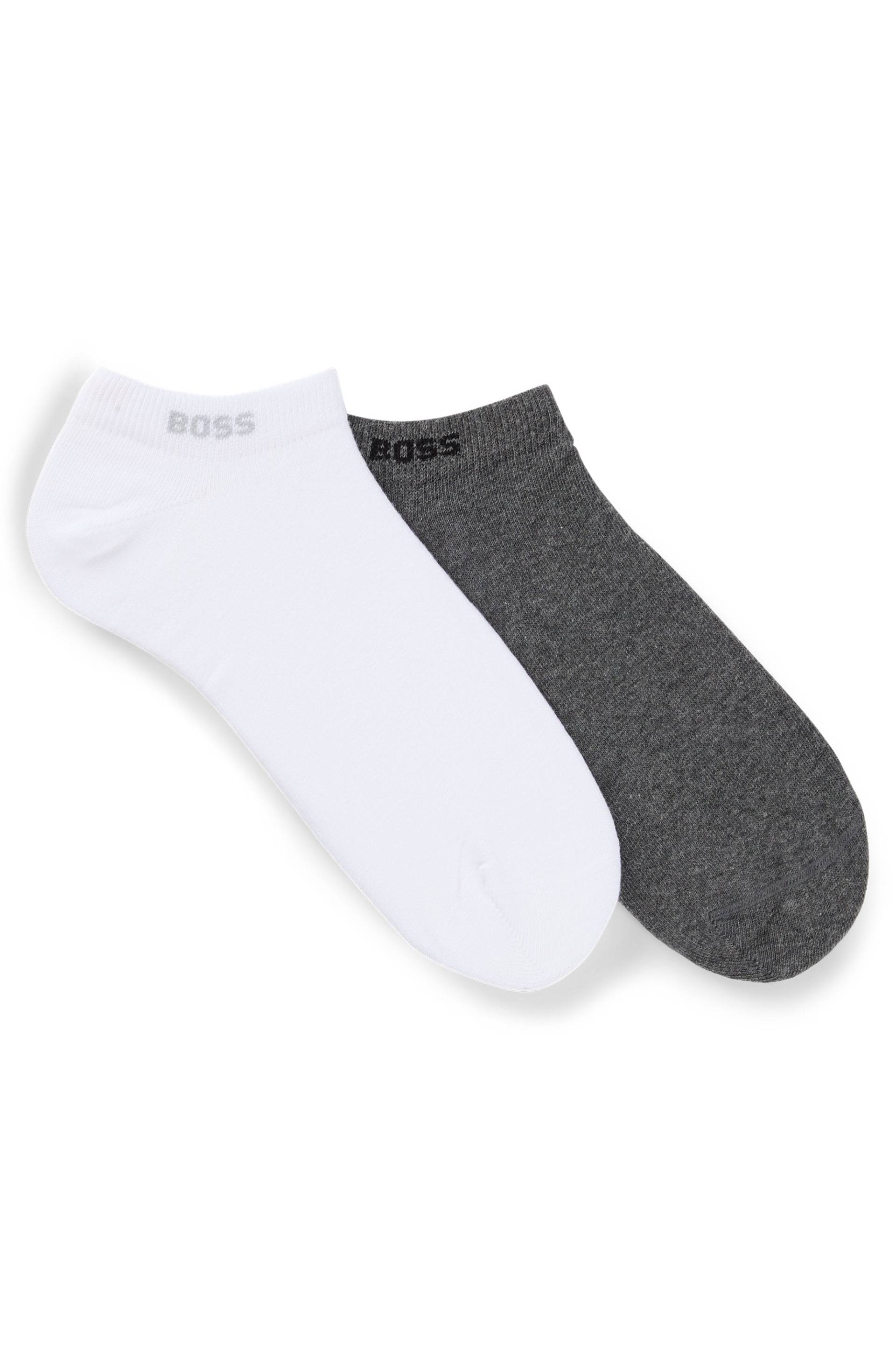 BOSS Sneakersocken »2P AS Uni Colors CC«, (Packung, 2 Paar), mit dezentem Logoschriftzug von BOSS