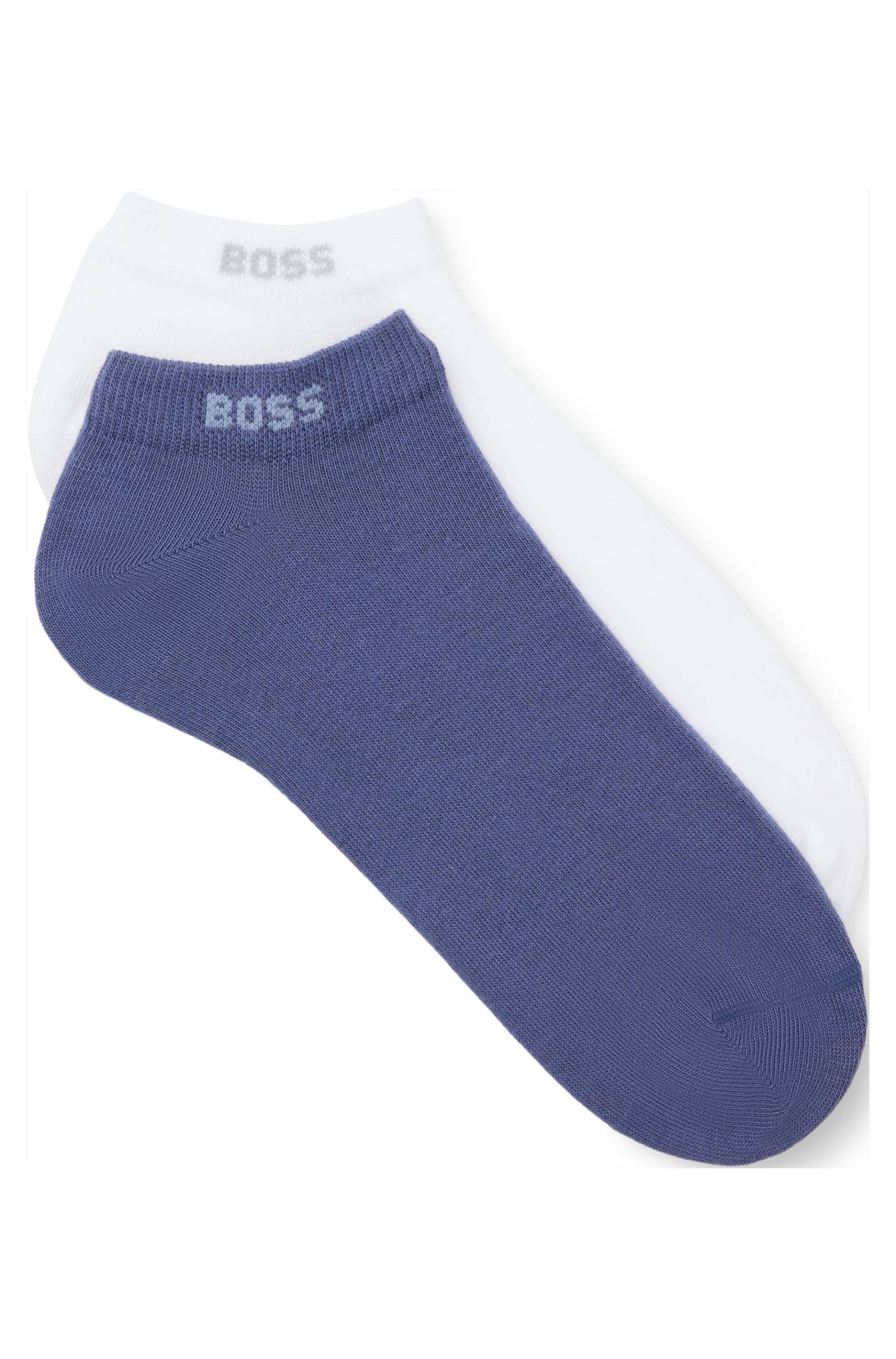 BOSS Sneakersocken »2P AS Uni Colors CC«, (Packung, 2 Paar), mit dezentem Logoschriftzug von BOSS