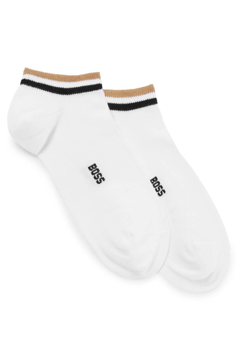 BOSS Sneakersocken »2P AS Uni stripe CC«, (Packung, 2er), mit geringeltem Abschluss von BOSS